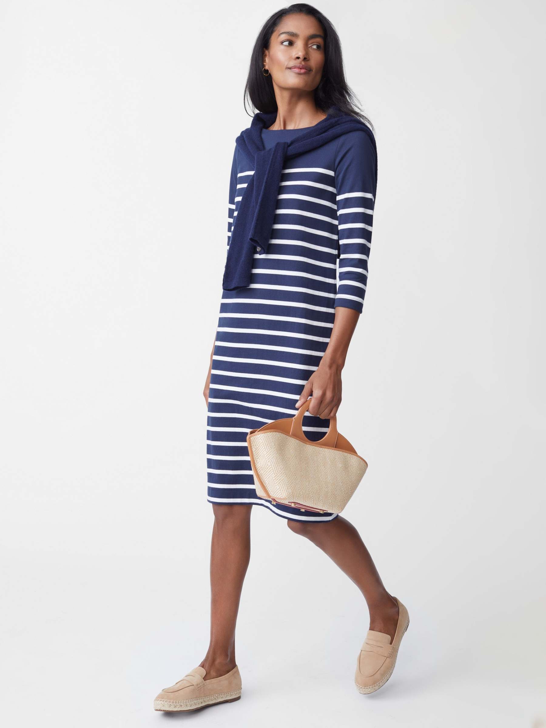 Brinker Dress in Stripe-New Feature DemoNew Feature Demo