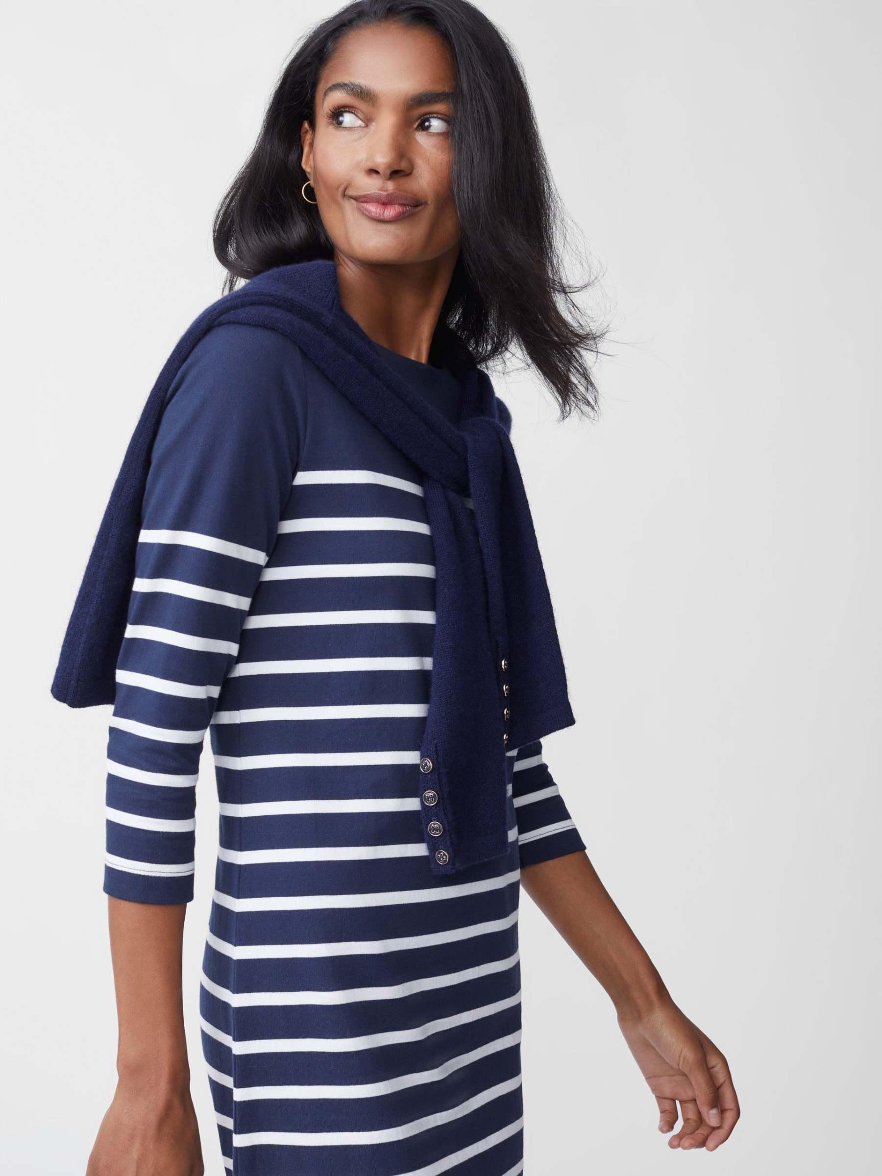 Brinker Dress in Stripe-New Feature DemoNew Feature Demo