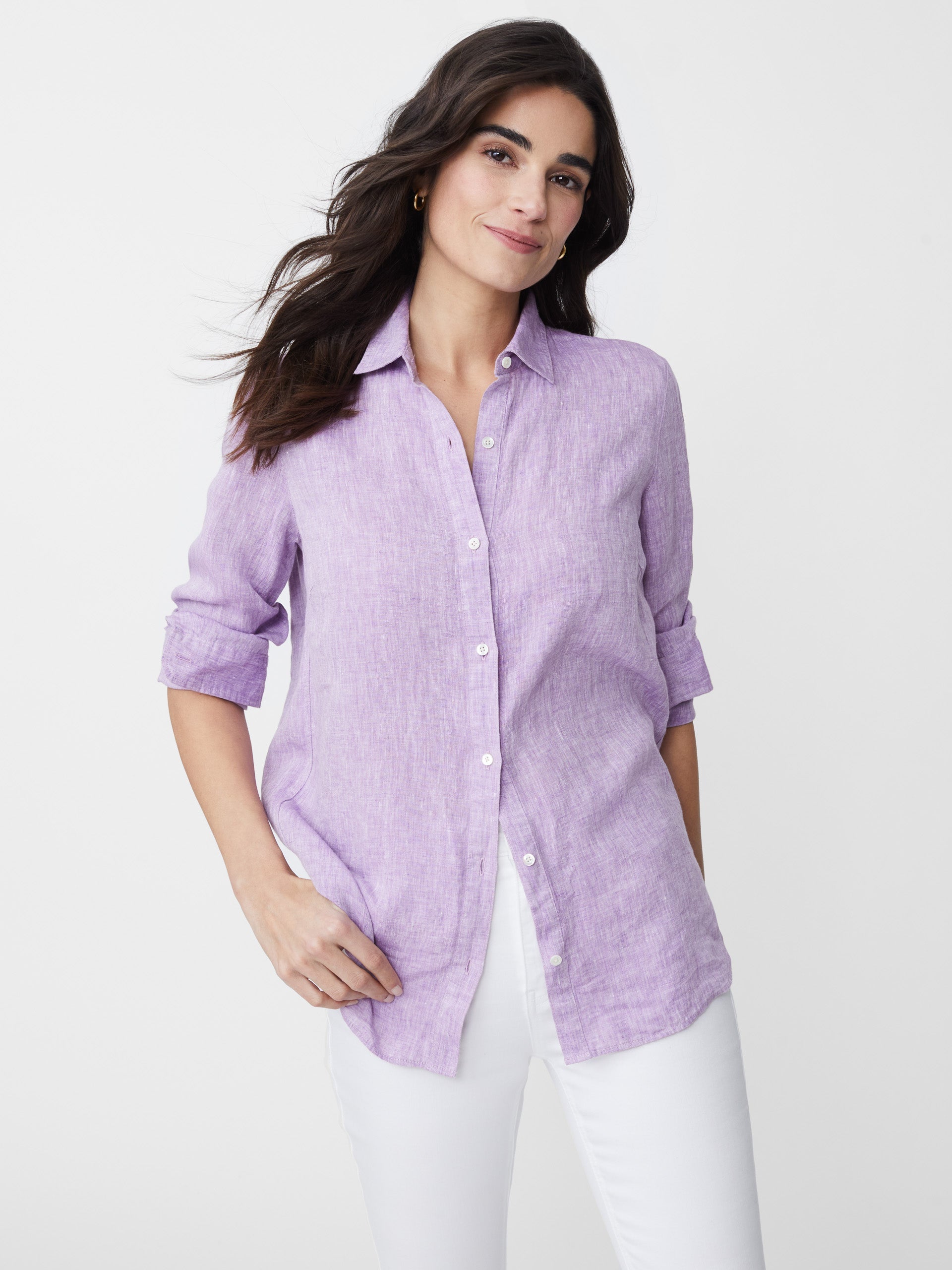 Britt Linen Shirt-New Feature DemoNew Feature Demo