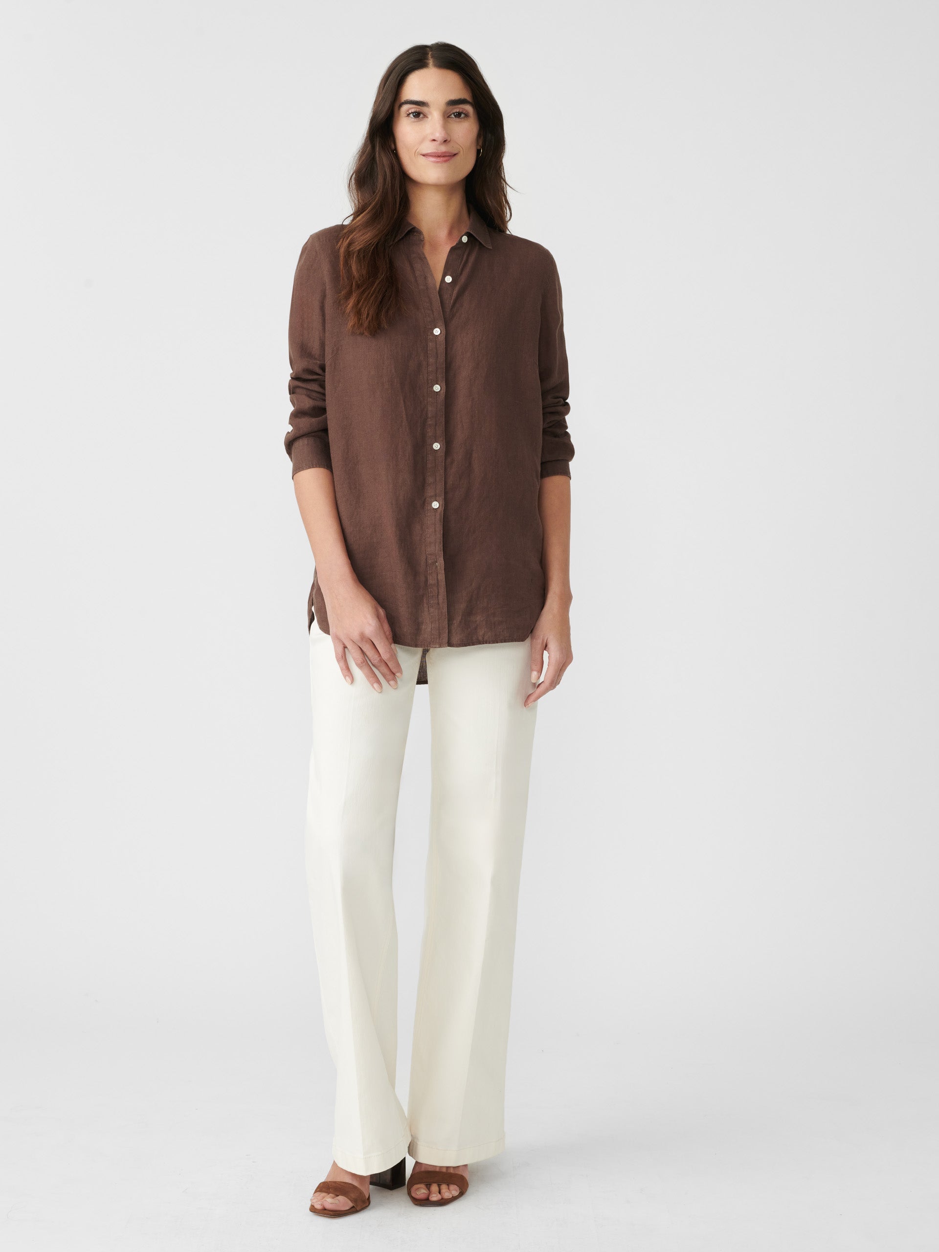 Britt Linen Shirt-New Feature DemoNew Feature Demo