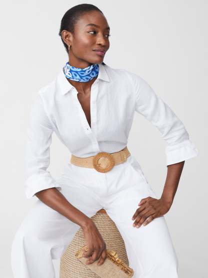 Britt Linen Shirt-New Feature DemoNew Feature Demo