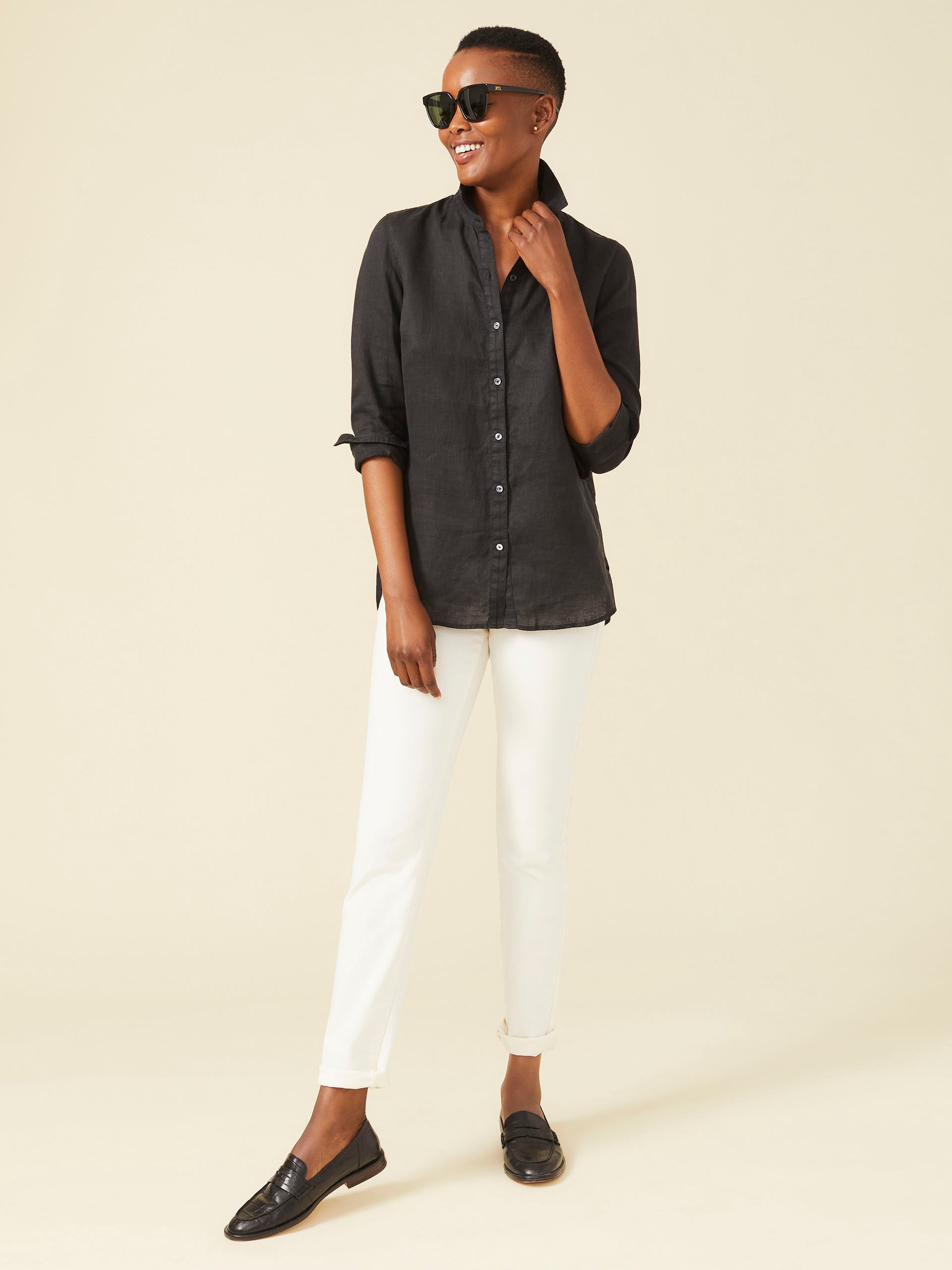 Britt Linen Shirt-New Feature DemoNew Feature Demo
