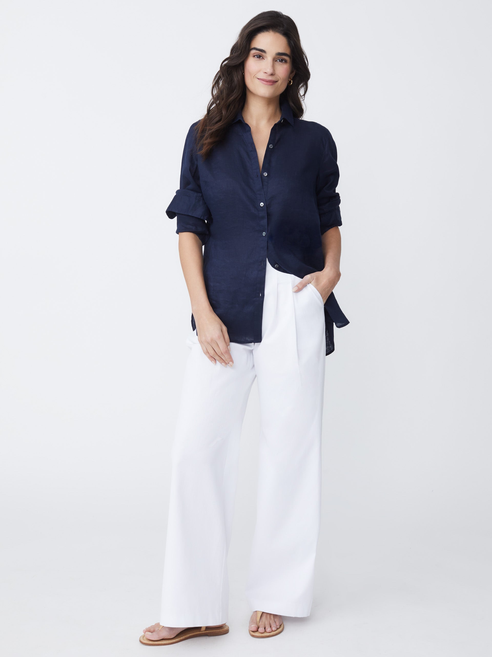 Britt Linen Shirt-New Feature DemoNew Feature Demo