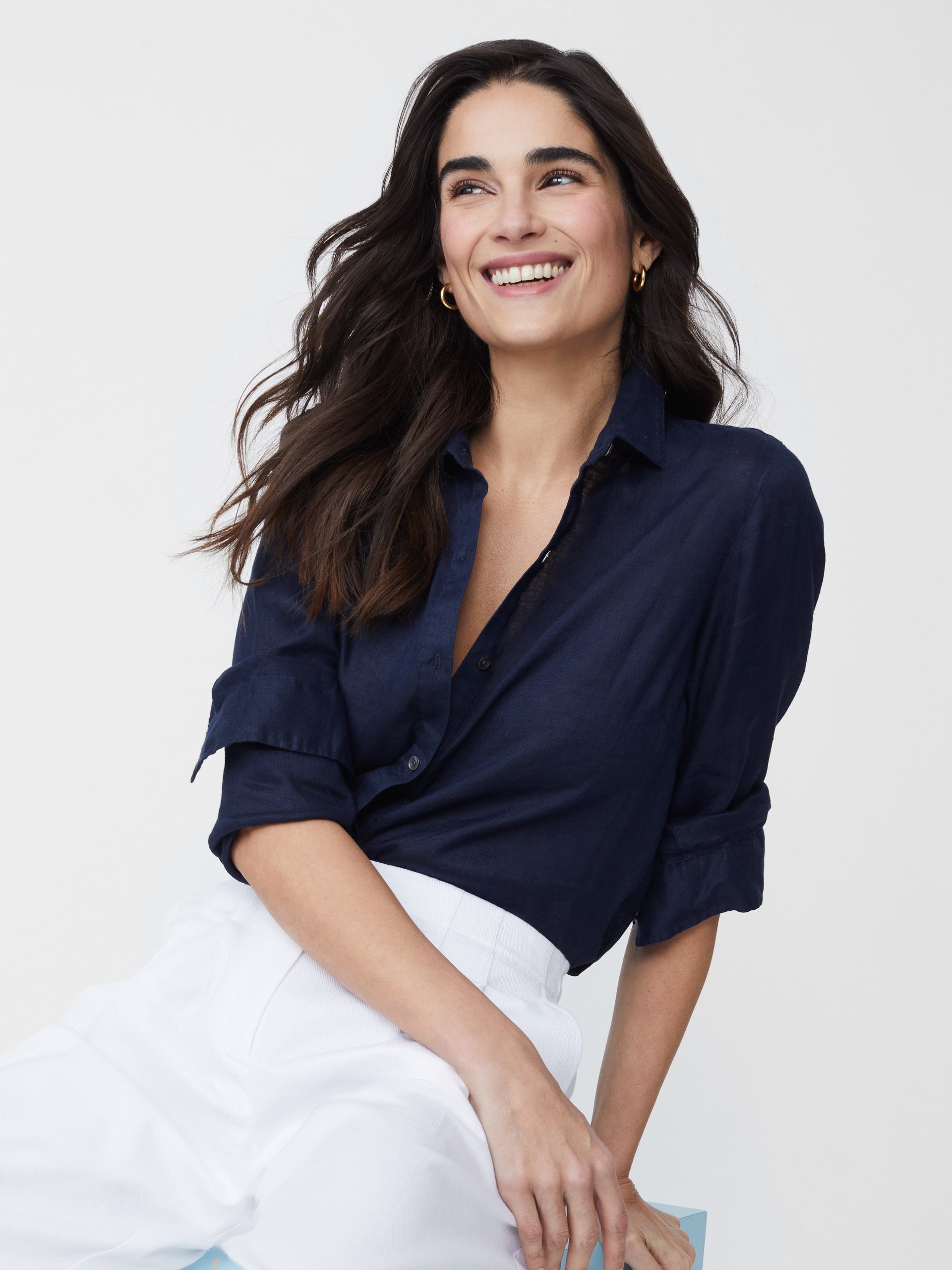 Britt Linen Shirt-New Feature DemoNew Feature Demo