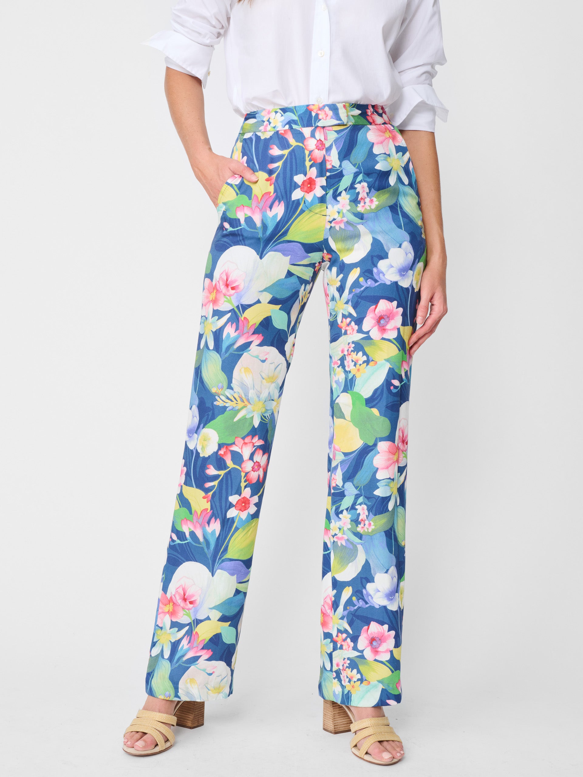 Broderick Pants in Floral Reef-New Feature DemoNew Feature Demo