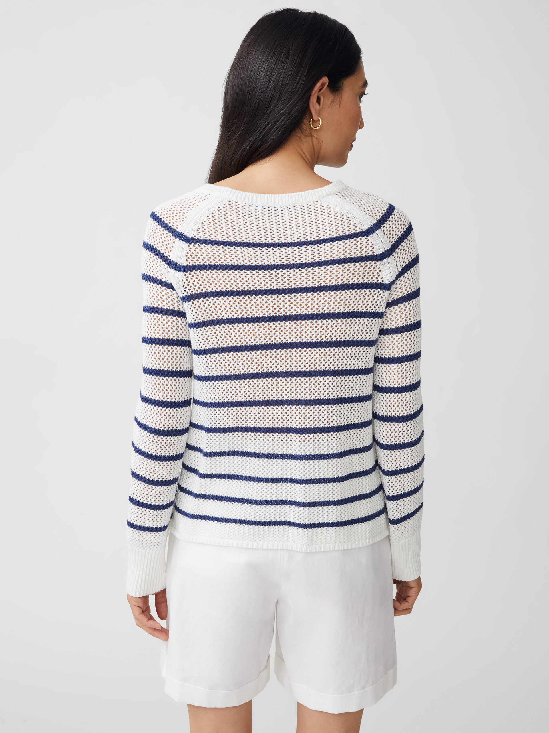 Cape Sweater in Stripe-New Feature DemoNew Feature Demo