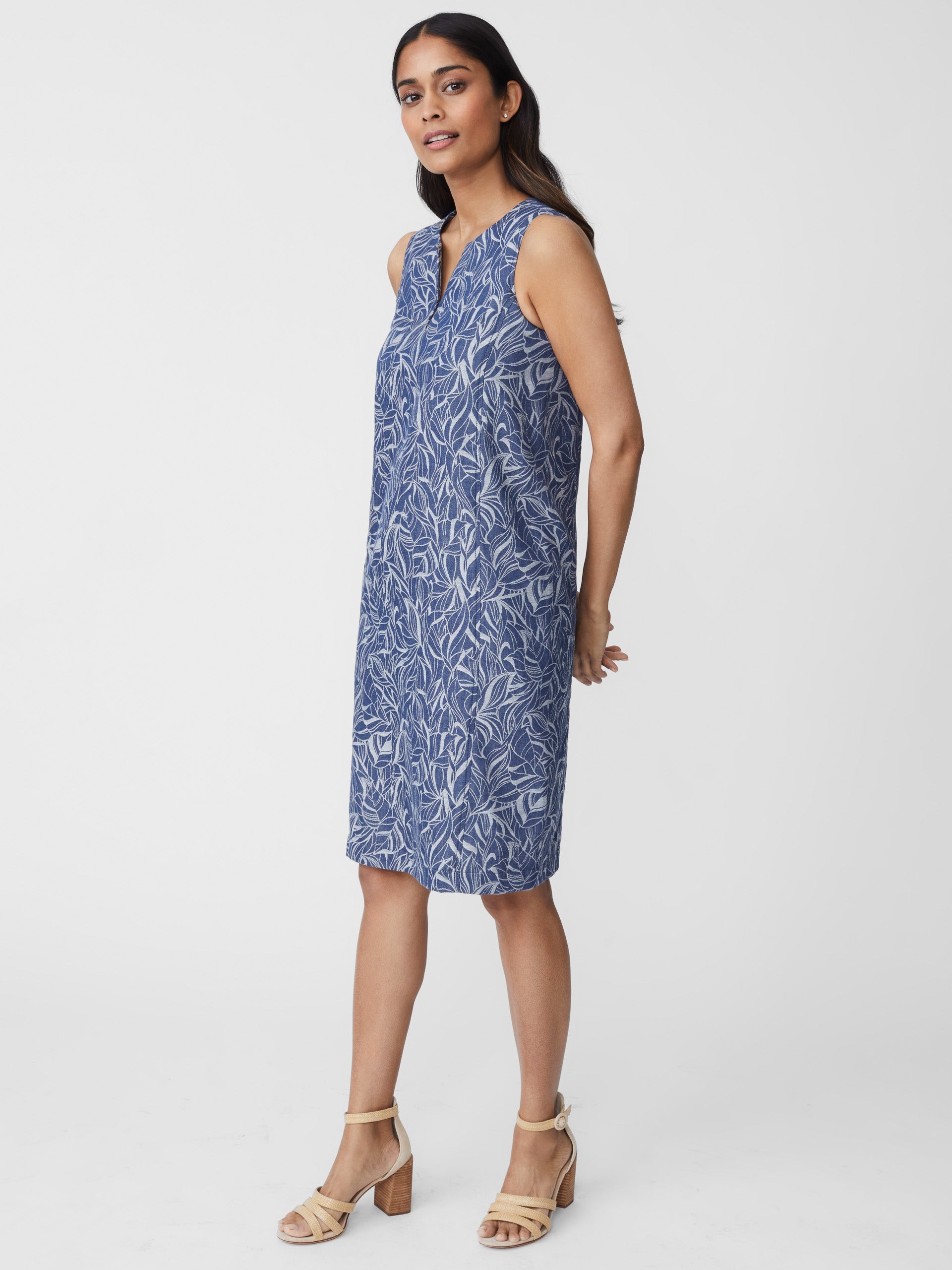 Charlee Dress in Leaf Lover Jacquard-New Feature DemoNew Feature Demo