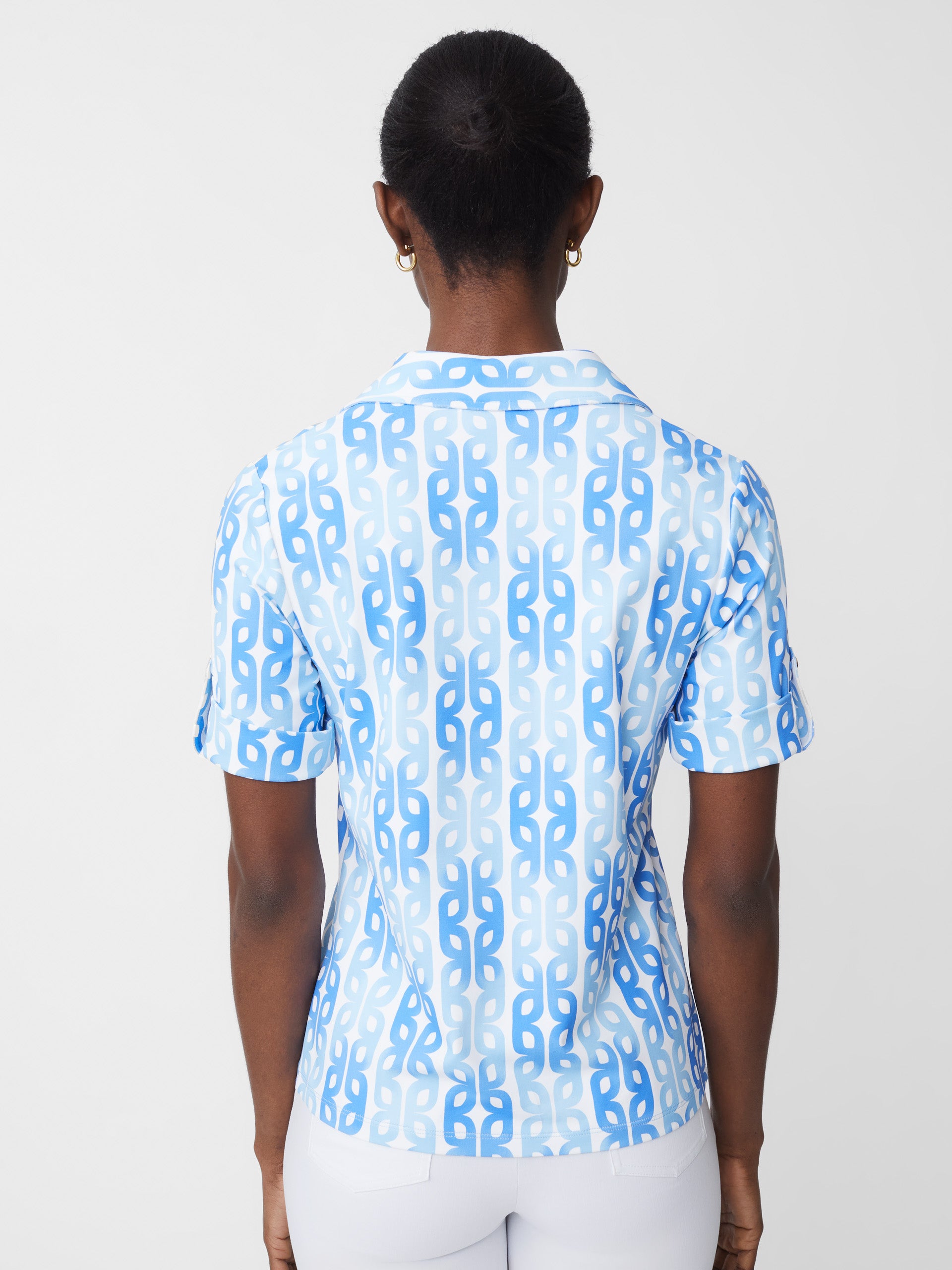 Cornelia Shirt in Mini Block Chain-New Feature DemoNew Feature Demo