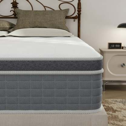 Yilicy 10 INCH KING SIZE MATTRESS MEDIUM COMFORT KING SIZE FOR ADULT HYBRID MATTRESS IN A BOX-New Feature Demo