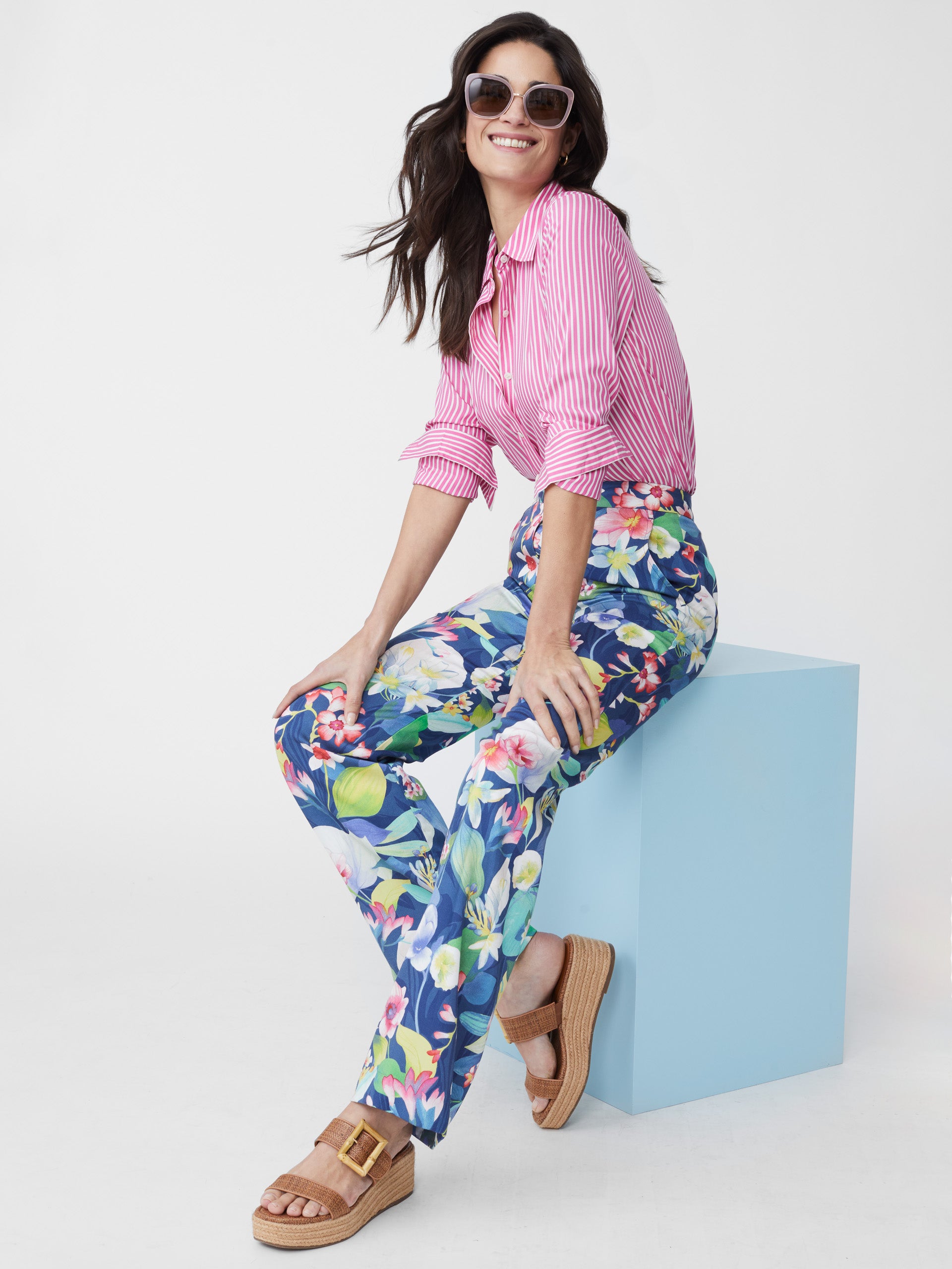 Fleur Bamboo Buckle Wedges-New Feature DemoNew Feature Demo