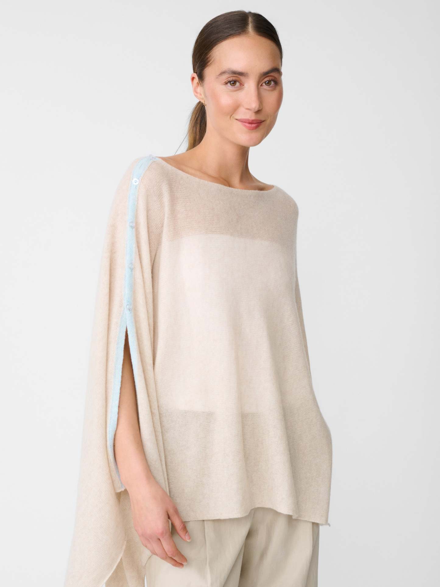 Doris Cashmere Poncho-New Feature DemoNew Feature Demo