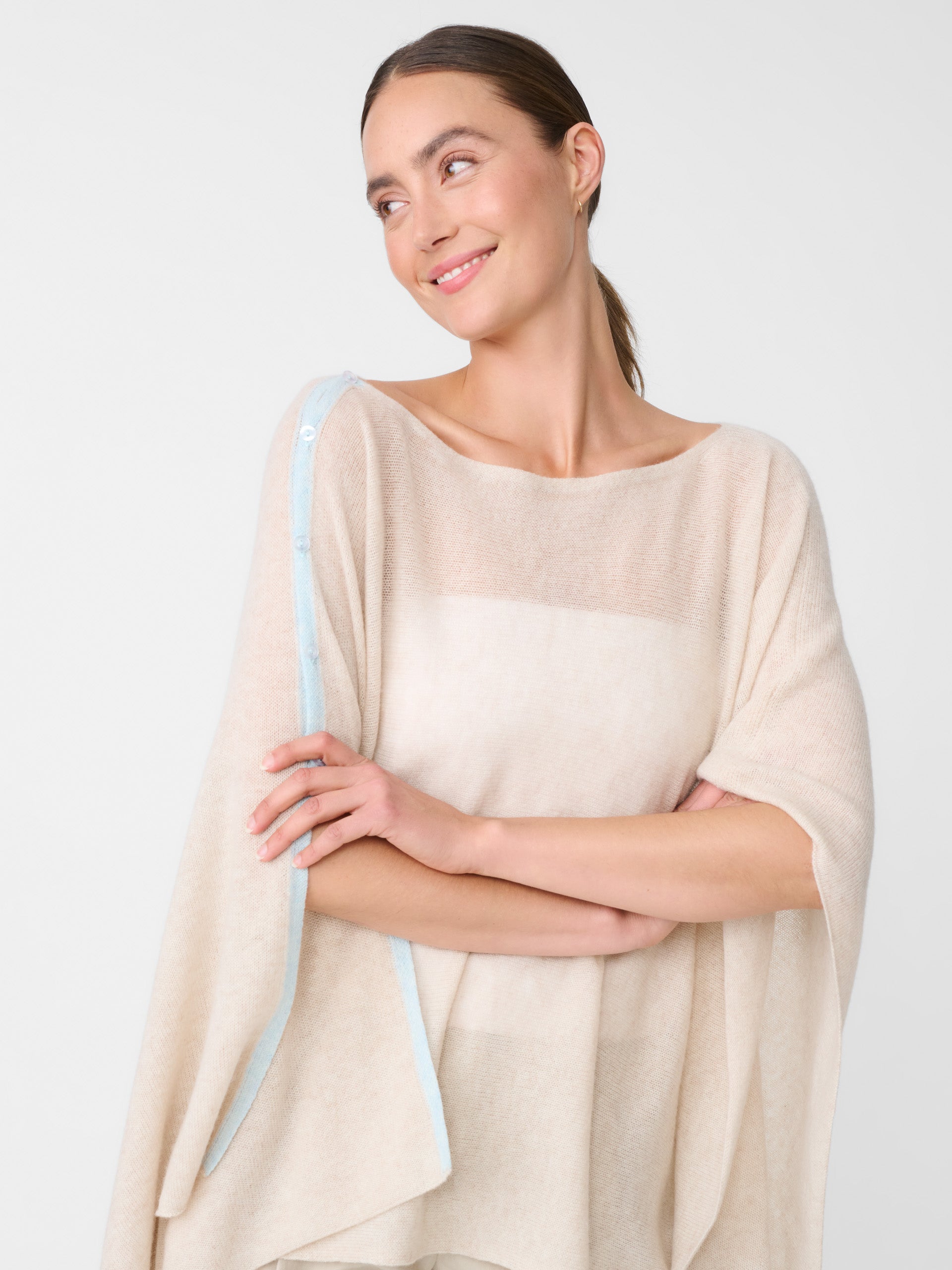 Doris Cashmere Poncho-New Feature DemoNew Feature Demo