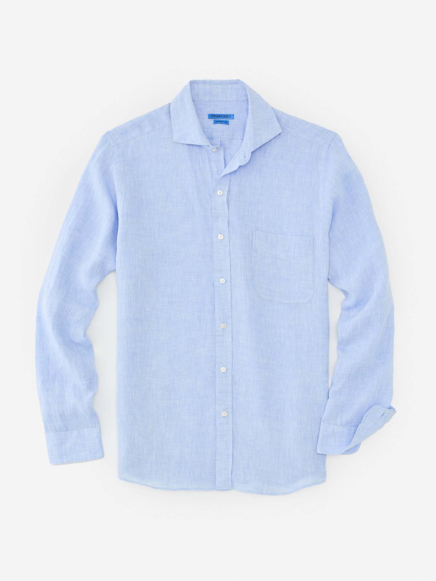 Drummond Modern Fit Linen Shirt-New Feature DemoNew Feature Demo