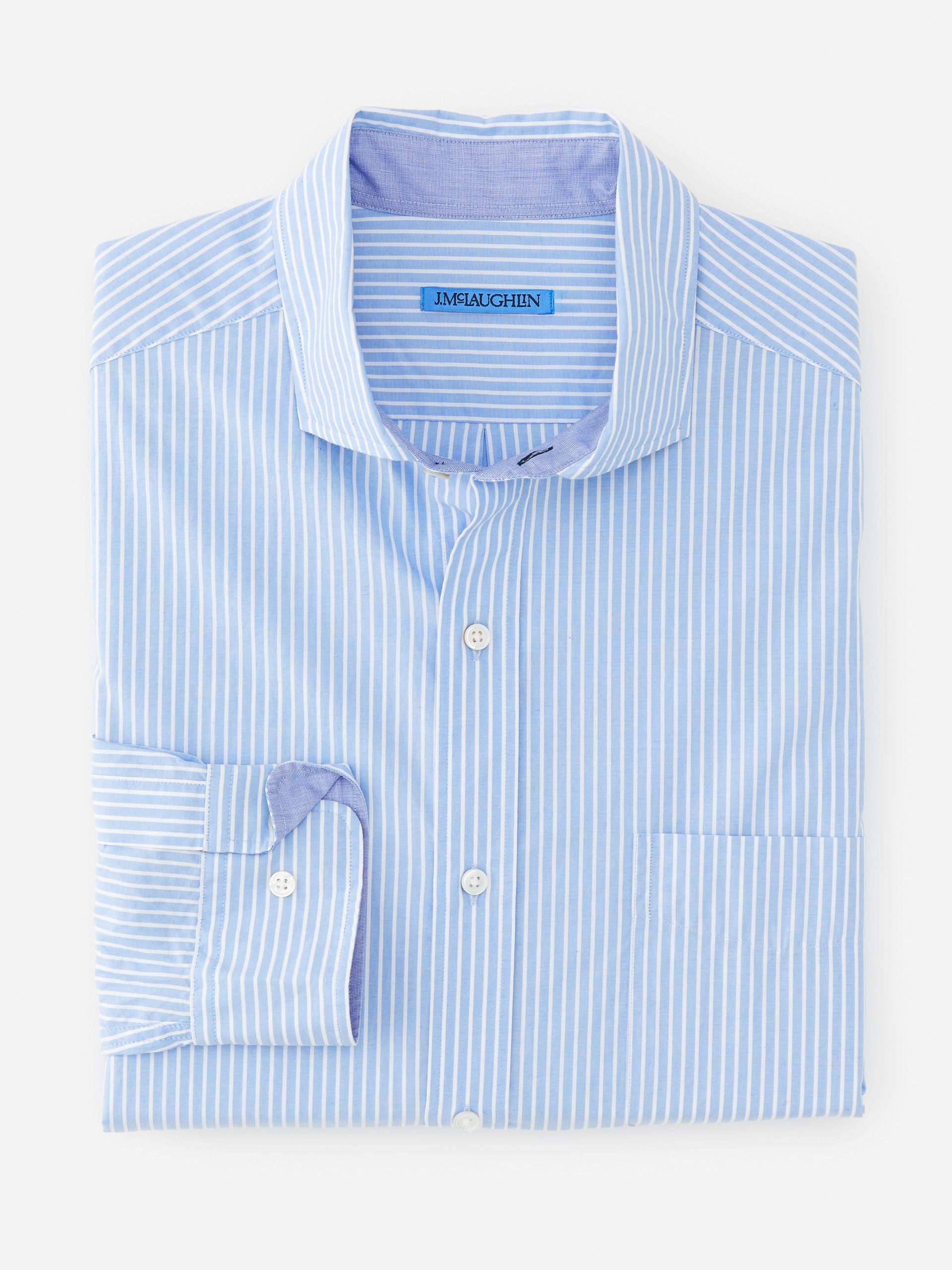 Drummond Classic Fit Shirt in Stripe-New Feature DemoNew Feature Demo