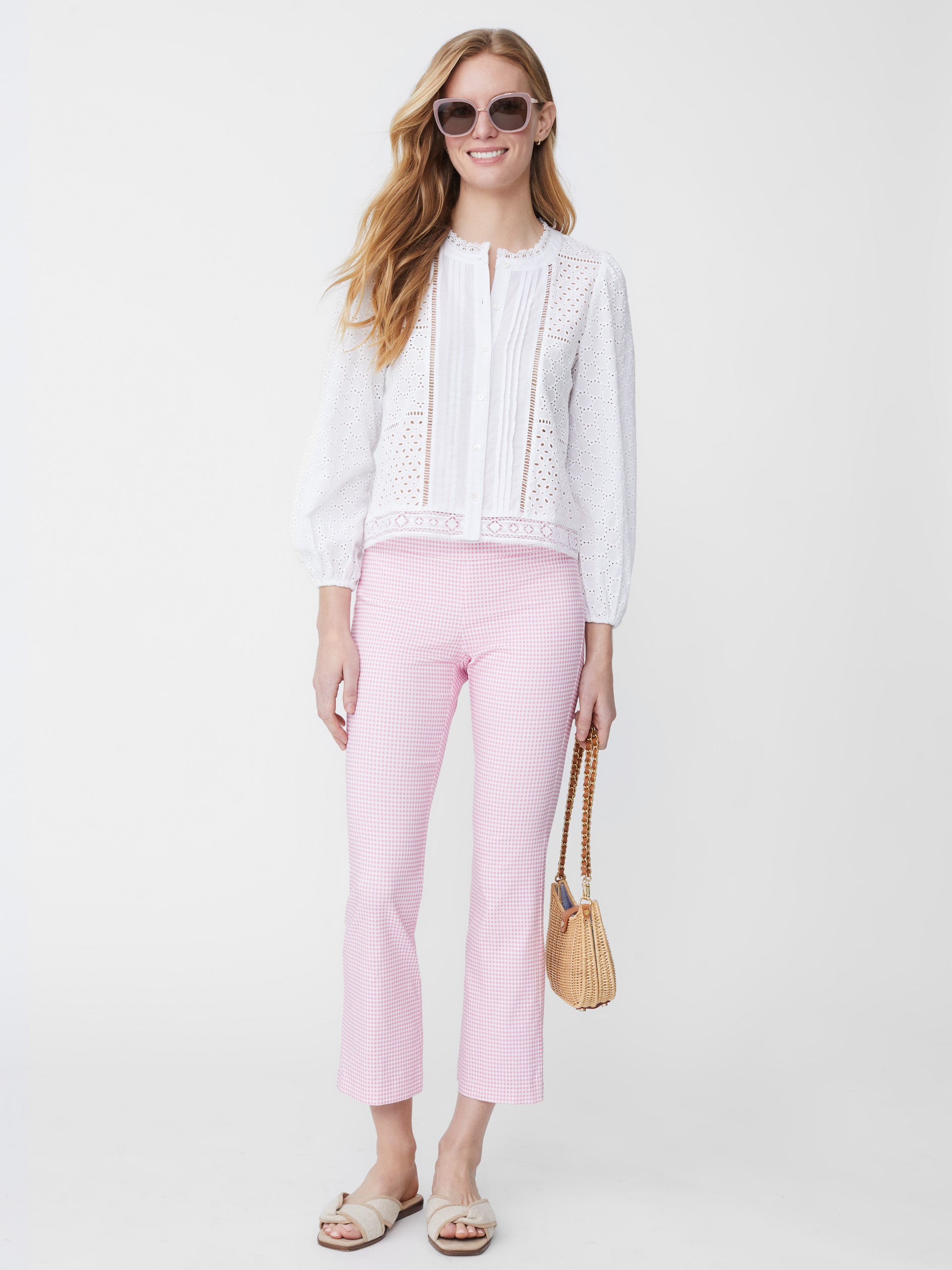 Ivy Pants in Cabana Gingham-New Feature DemoNew Feature Demo