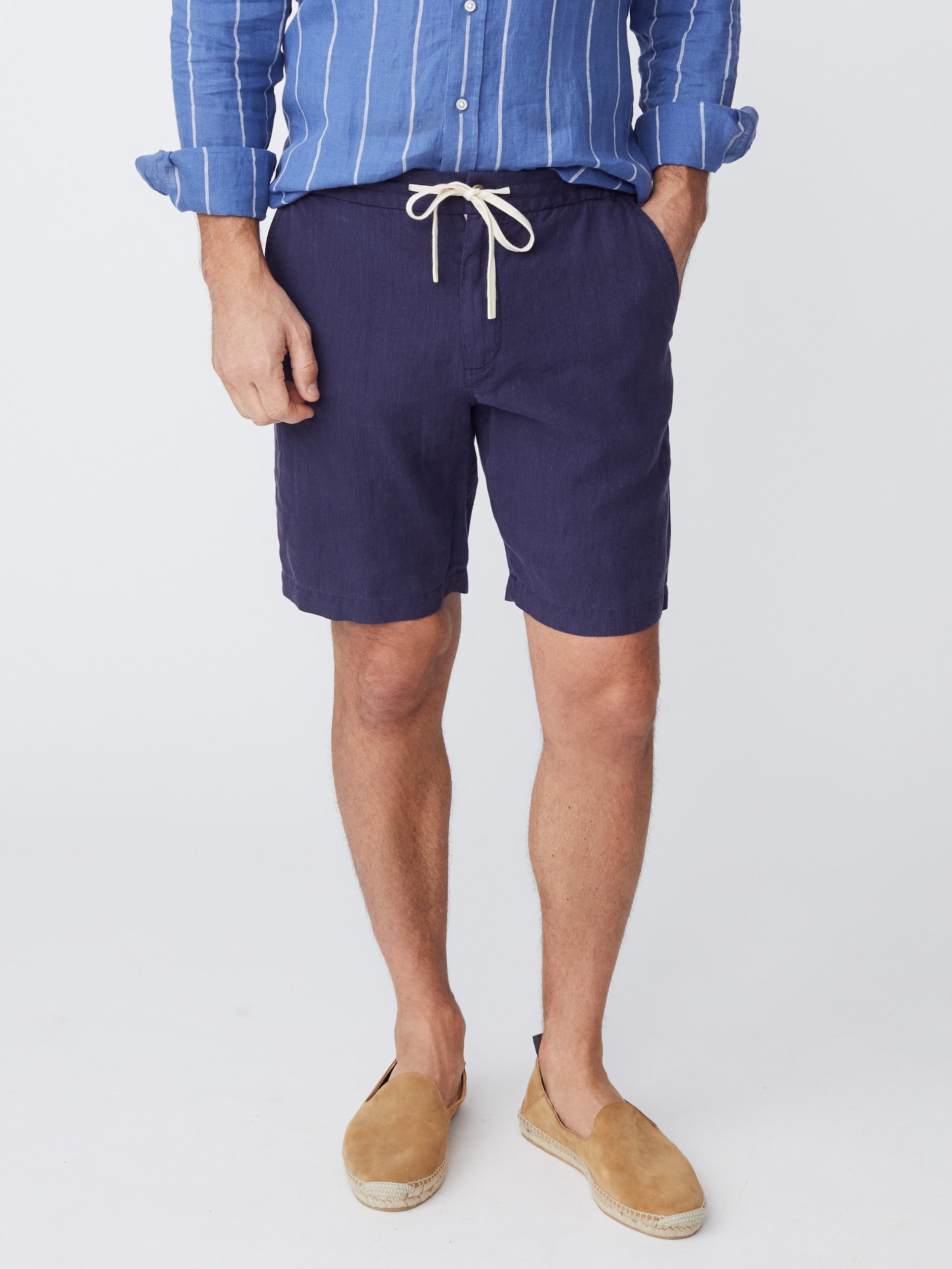 Griffin 7" Linen Shorts-New Feature DemoNew Feature Demo