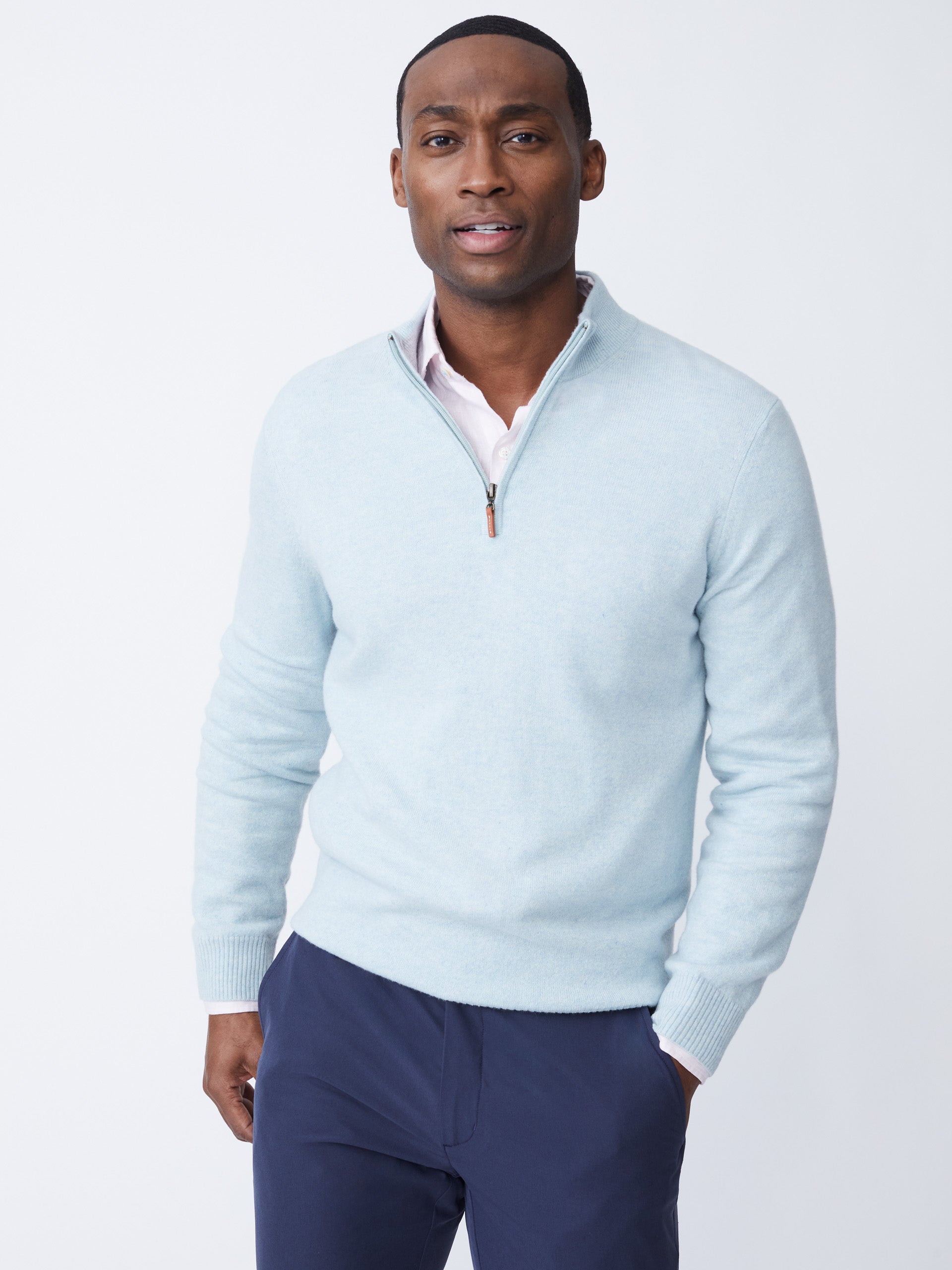 Henry Cashmere 1/4 Zip-New Feature DemoNew Feature Demo