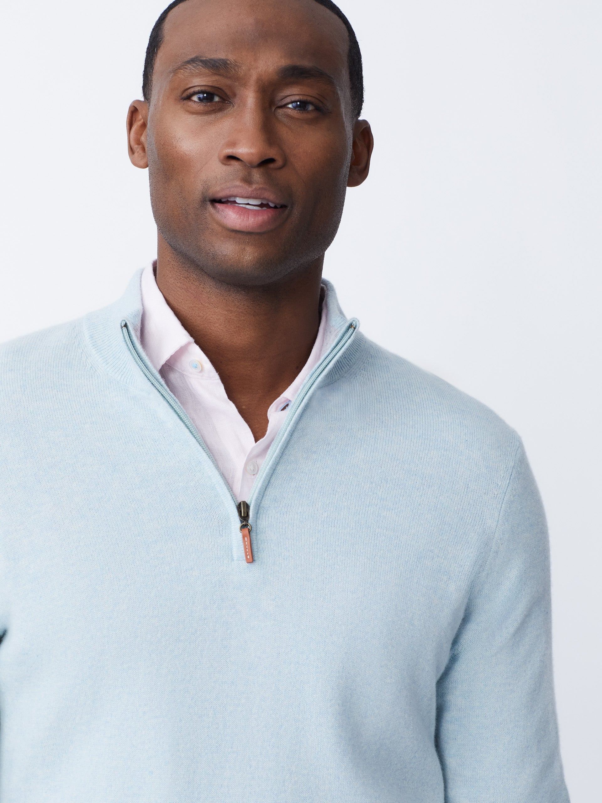 Henry Cashmere 1/4 Zip-New Feature DemoNew Feature Demo