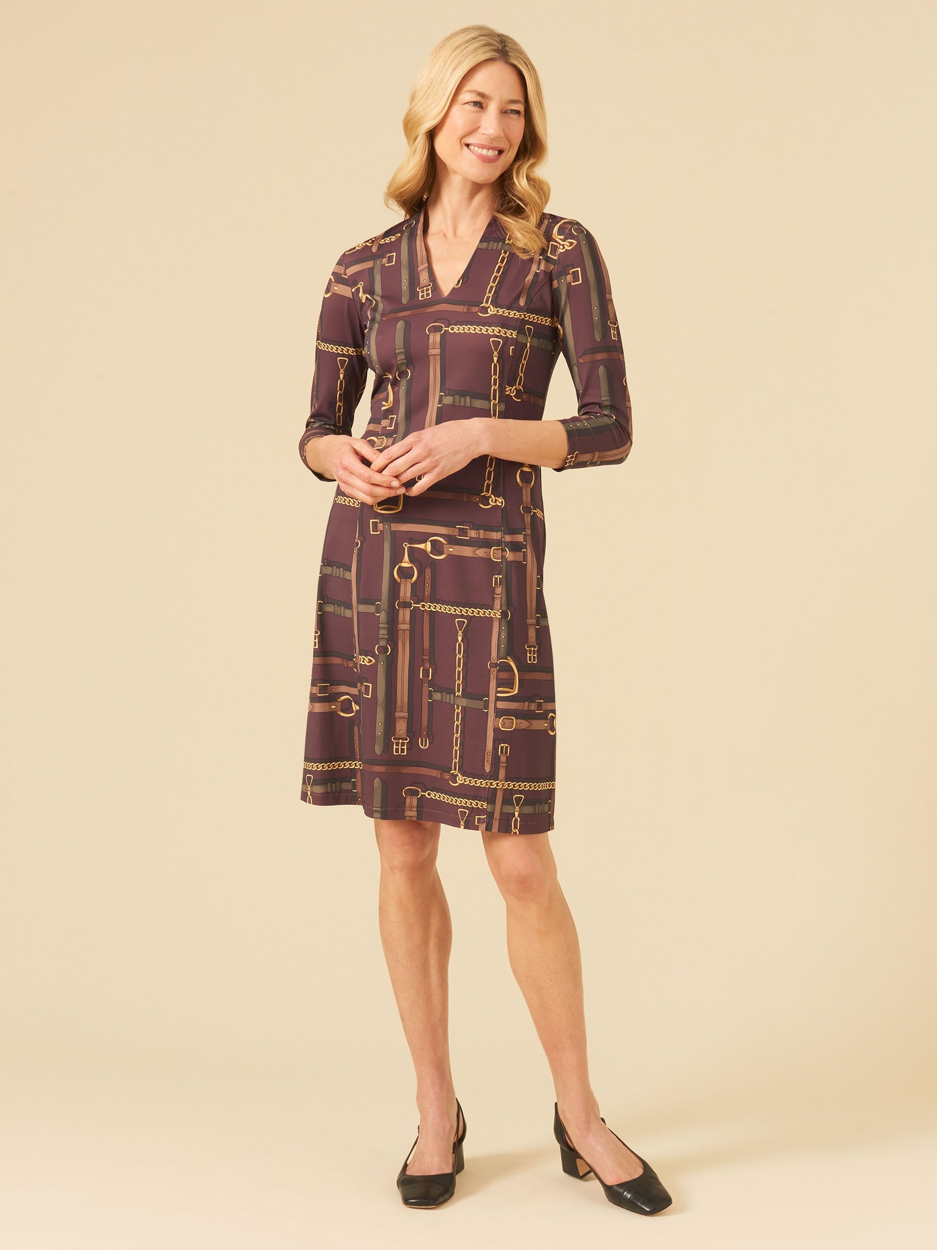 Ivana Dress in Buckley Prep-New Feature DemoNew Feature Demo