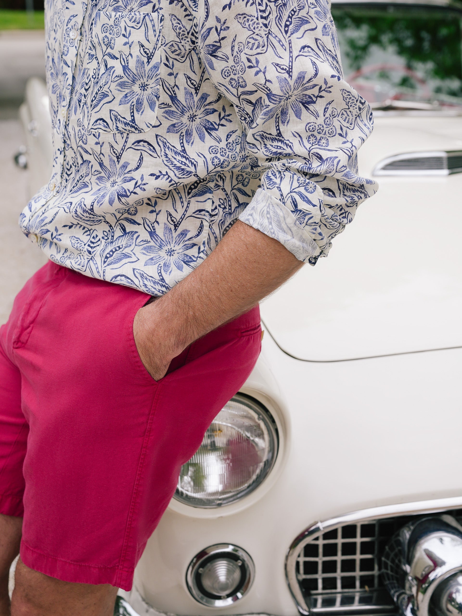 Oliver 9" Shorts in Italian Summer Twill-New Feature DemoNew Feature Demo