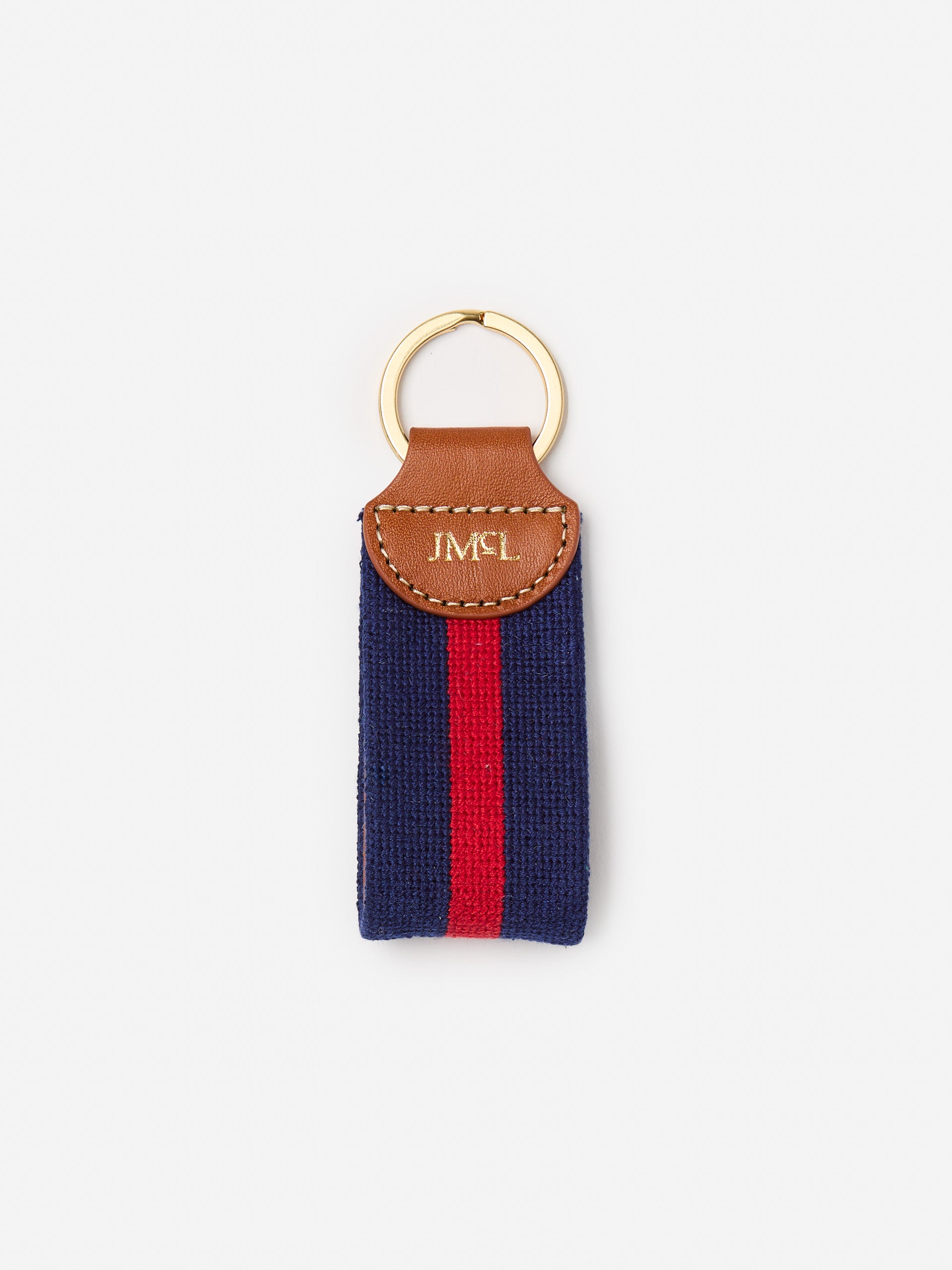 Needlepoint Keyfob in Stripe-New Feature DemoNew Feature Demo