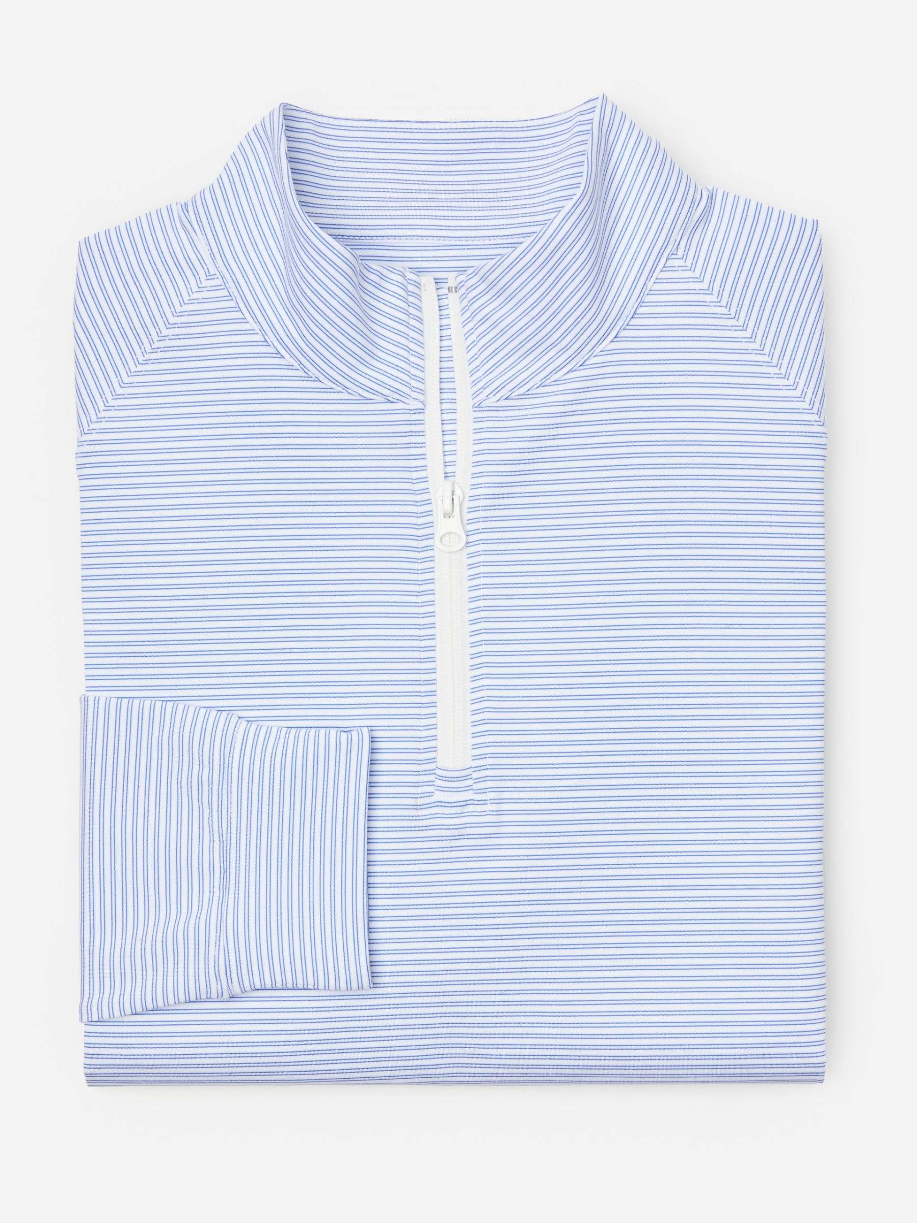 Kosta Performance 1/2 Zip in Covington Stripe-New Feature DemoNew Feature Demo