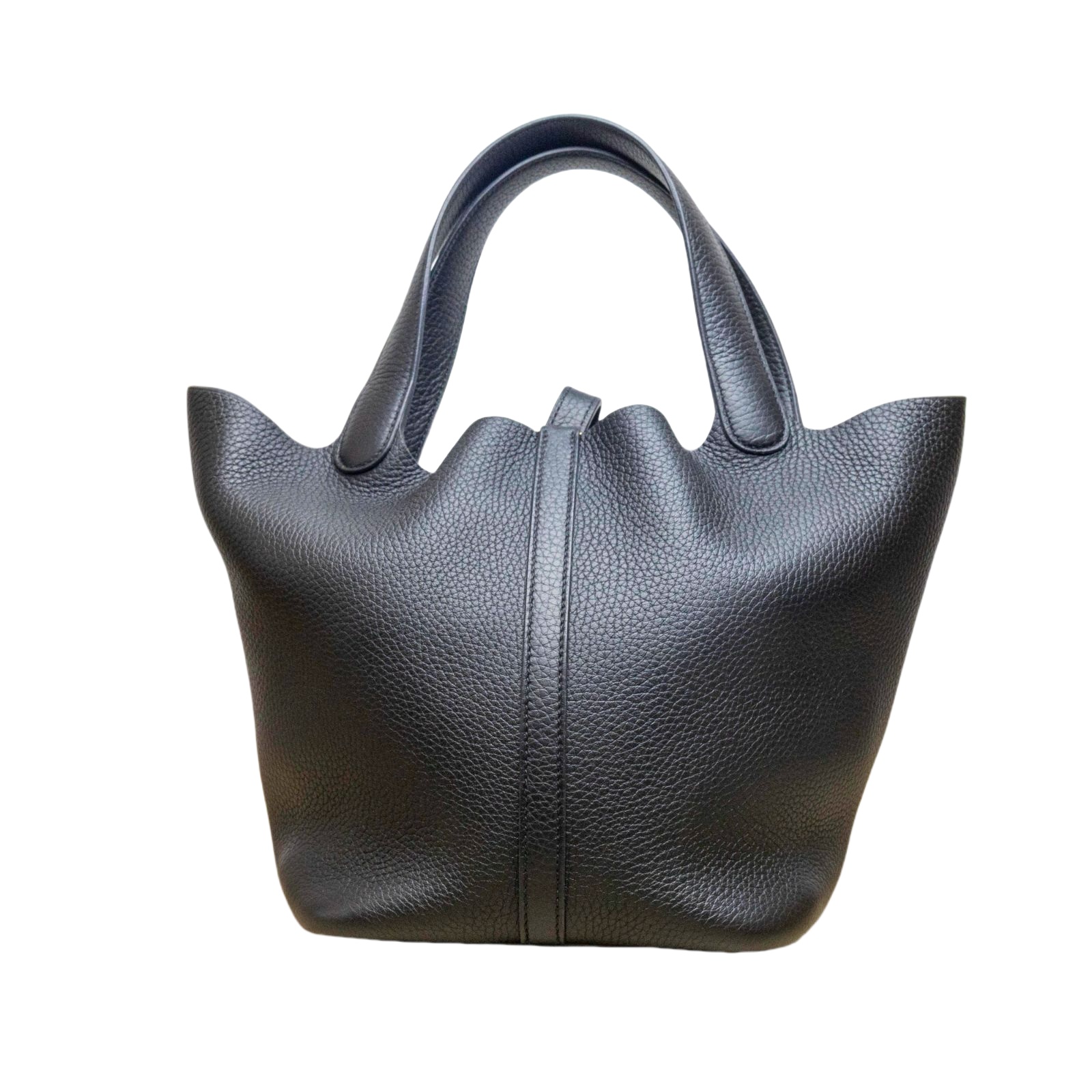 HERMES Picotin 22 Taurillon Clemence Noir Palladium Hardware-New Feature Demo