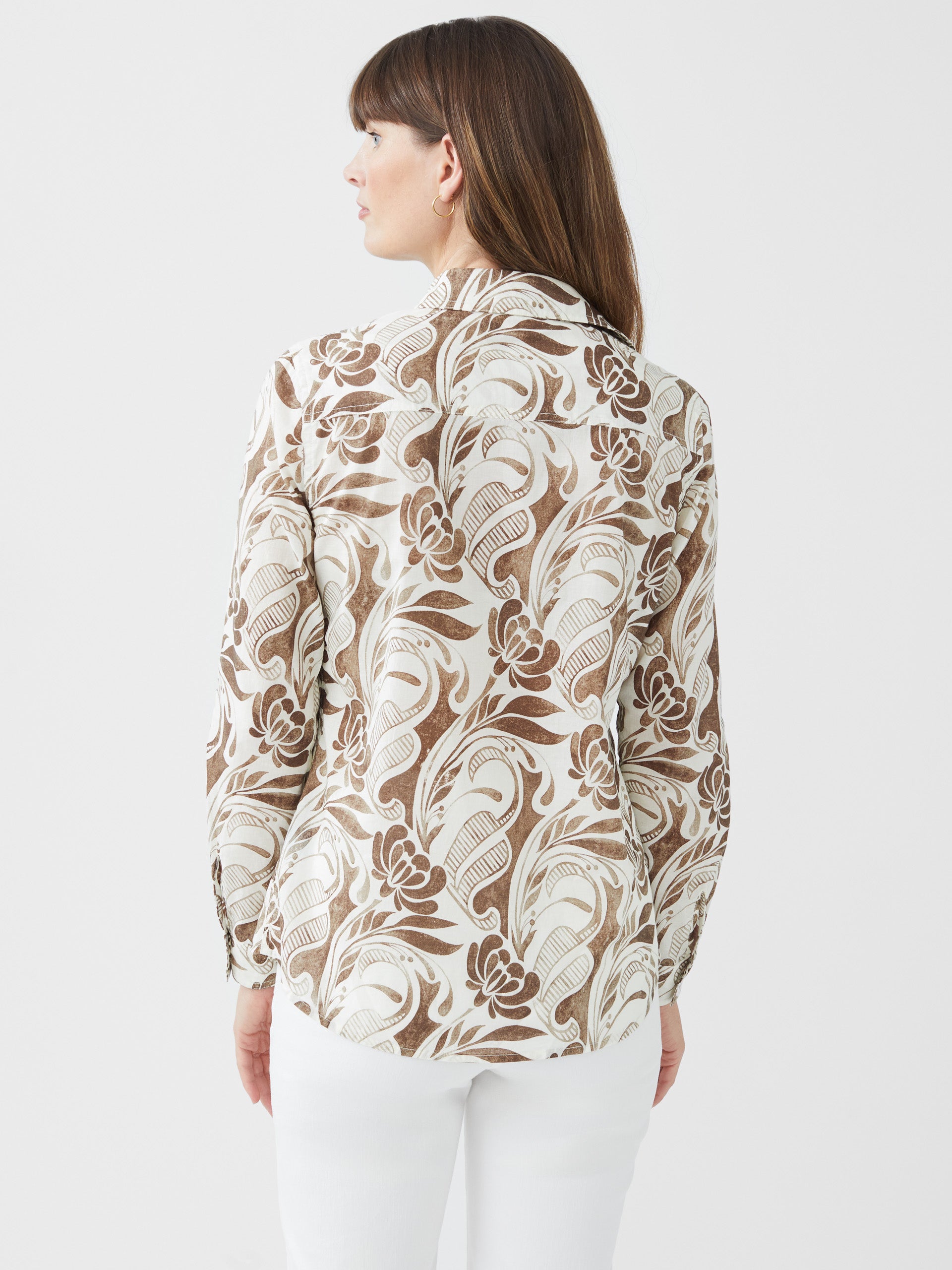 Lois Shirt in Dahlia Deco Dream-New Feature DemoNew Feature Demo