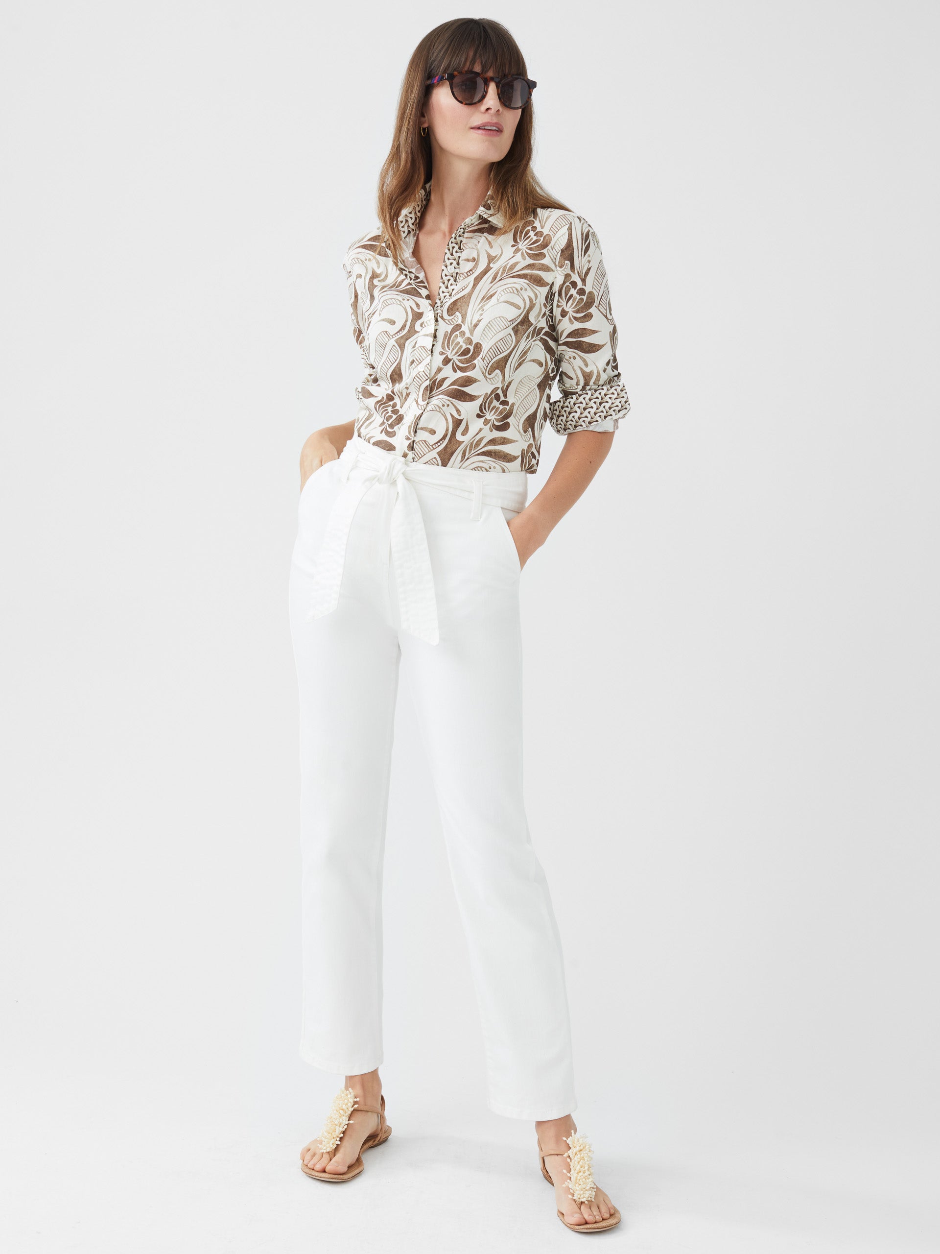 Lois Shirt in Dahlia Deco Dream-New Feature DemoNew Feature Demo