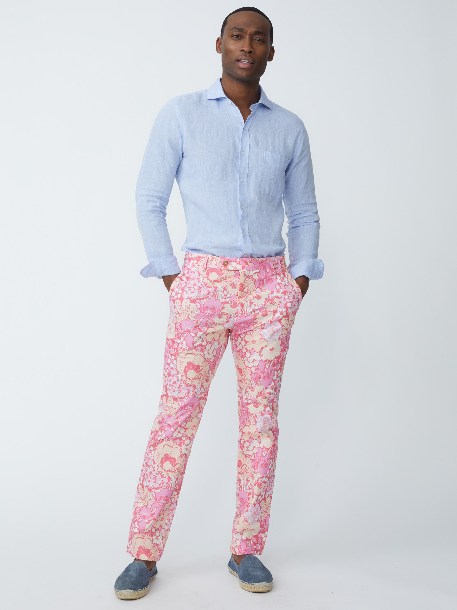 Lukas Pants in Posh Pansies-New Feature DemoNew Feature Demo