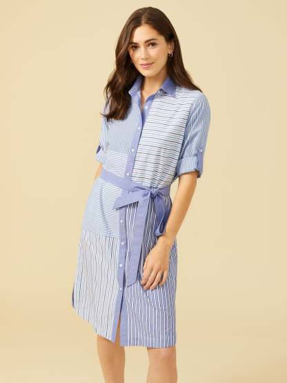 Miranda Shirtdress in Stripe-New Feature DemoNew Feature Demo