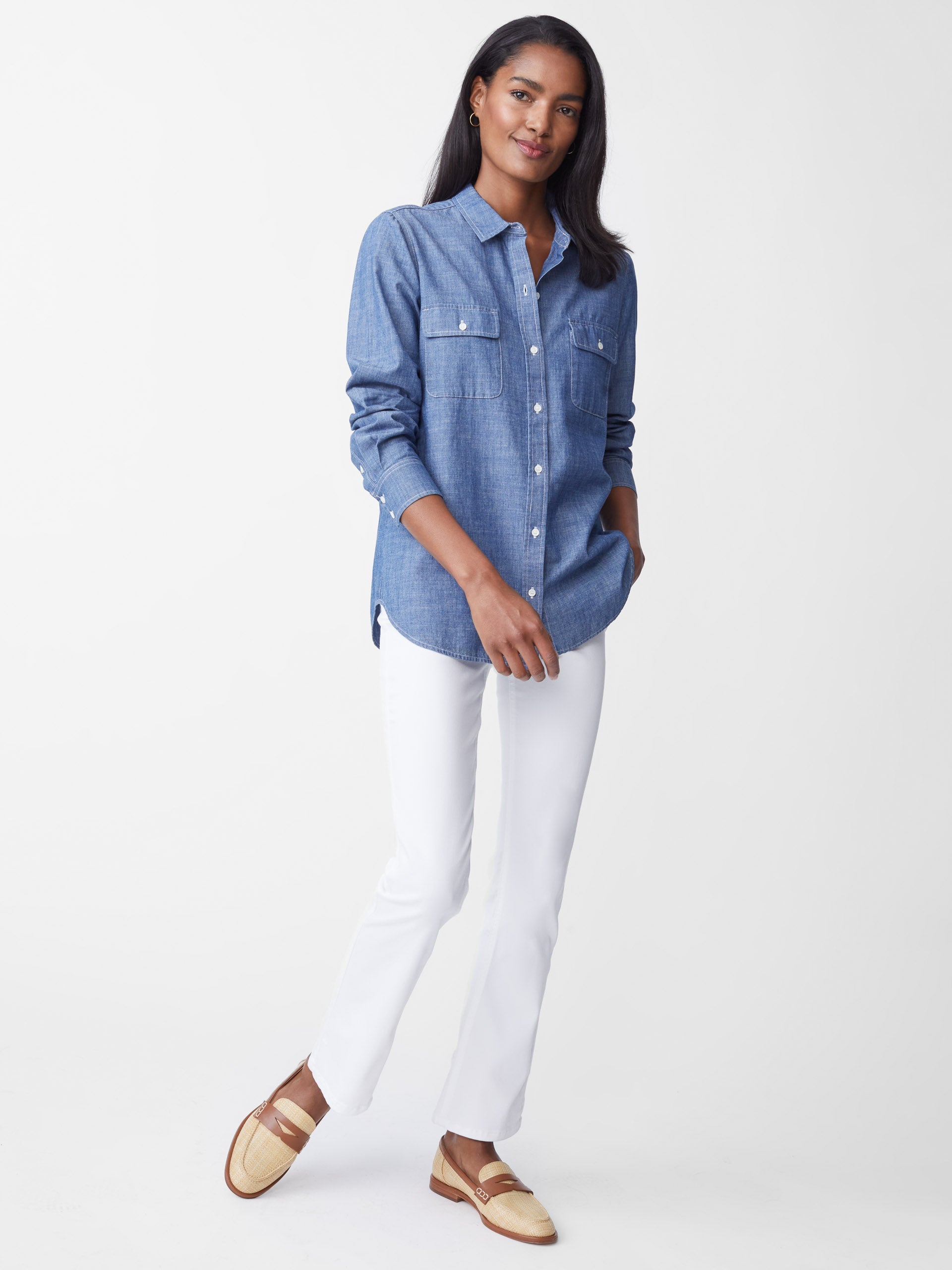 Miris Chambray Shirt-New Feature DemoNew Feature Demo