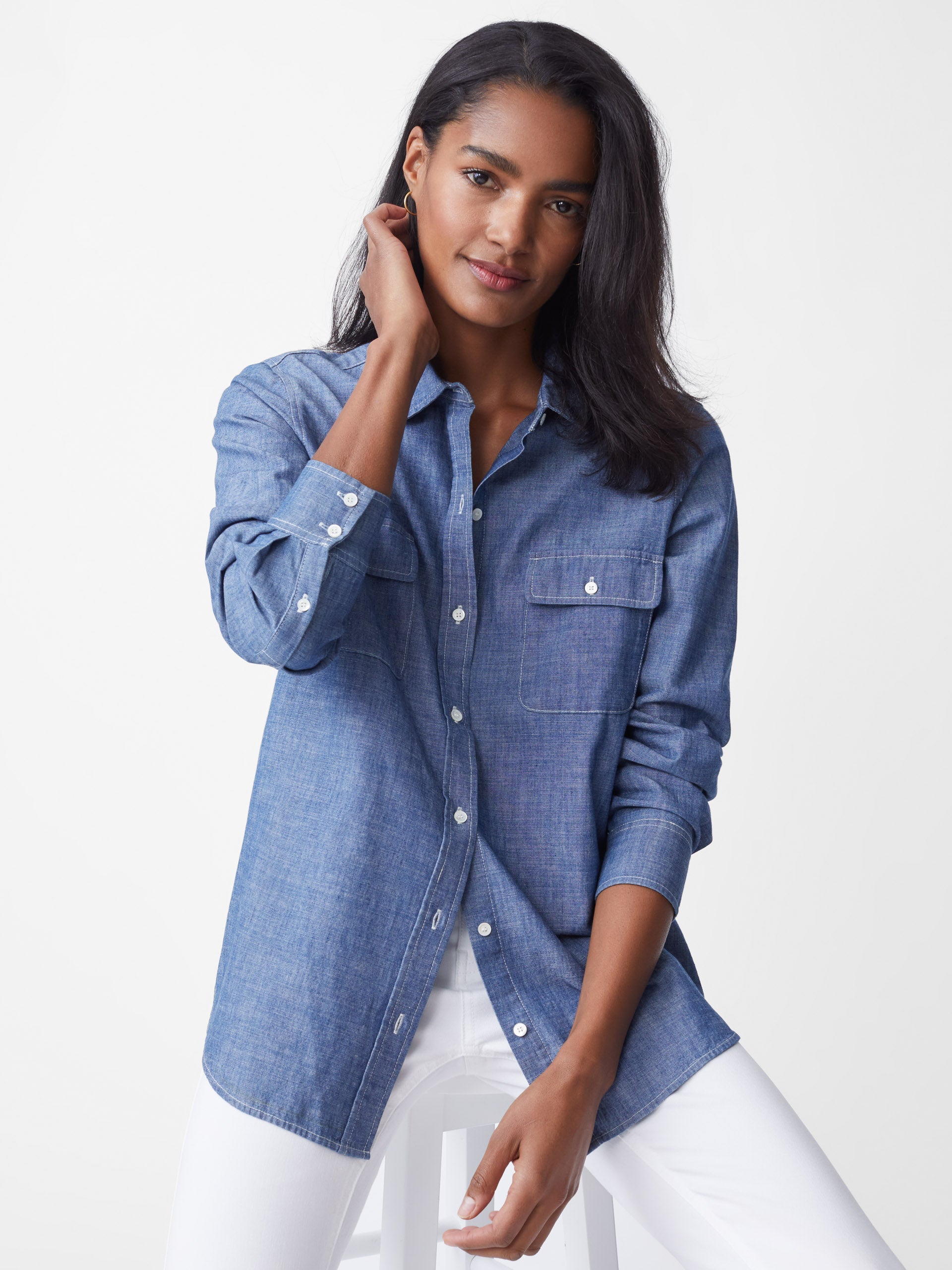 Miris Chambray Shirt-New Feature DemoNew Feature Demo