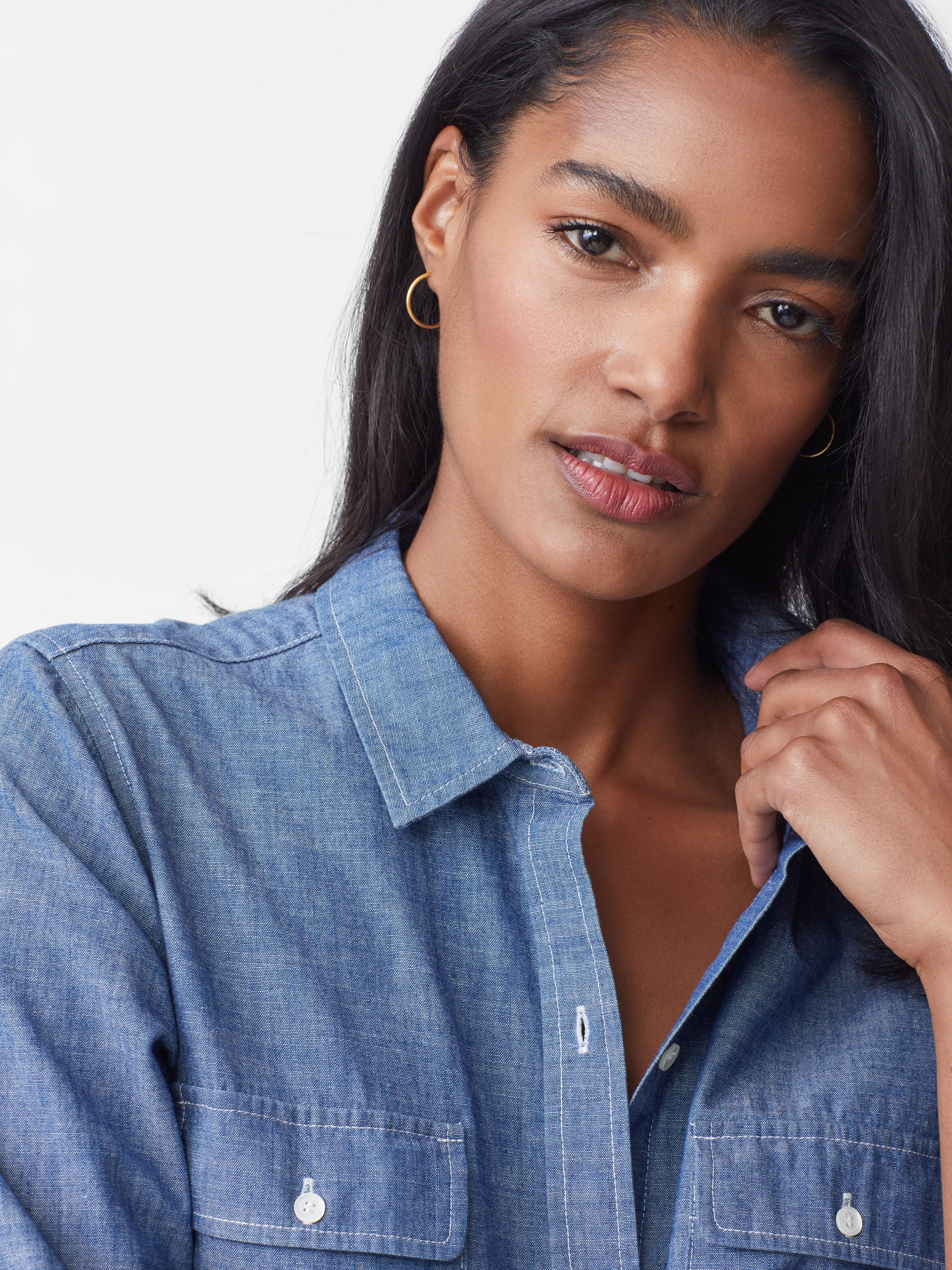 Miris Chambray Shirt-New Feature DemoNew Feature Demo
