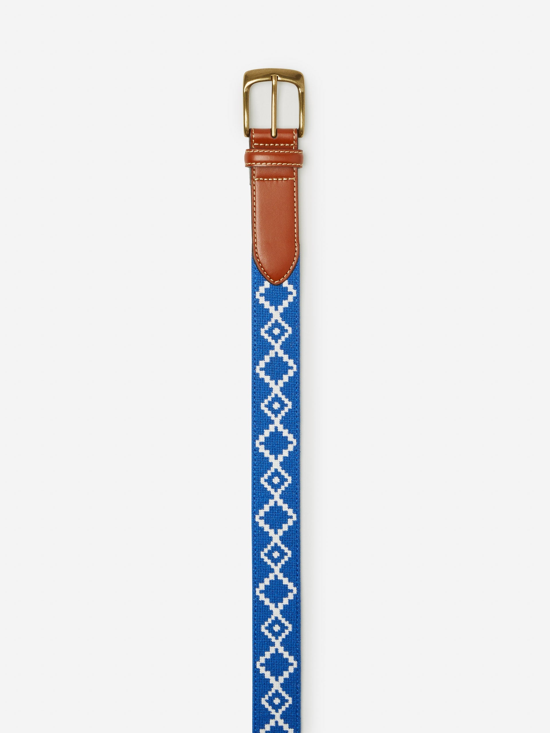 Needlepoint Belt in Geo Diamond-New Feature DemoNew Feature Demo