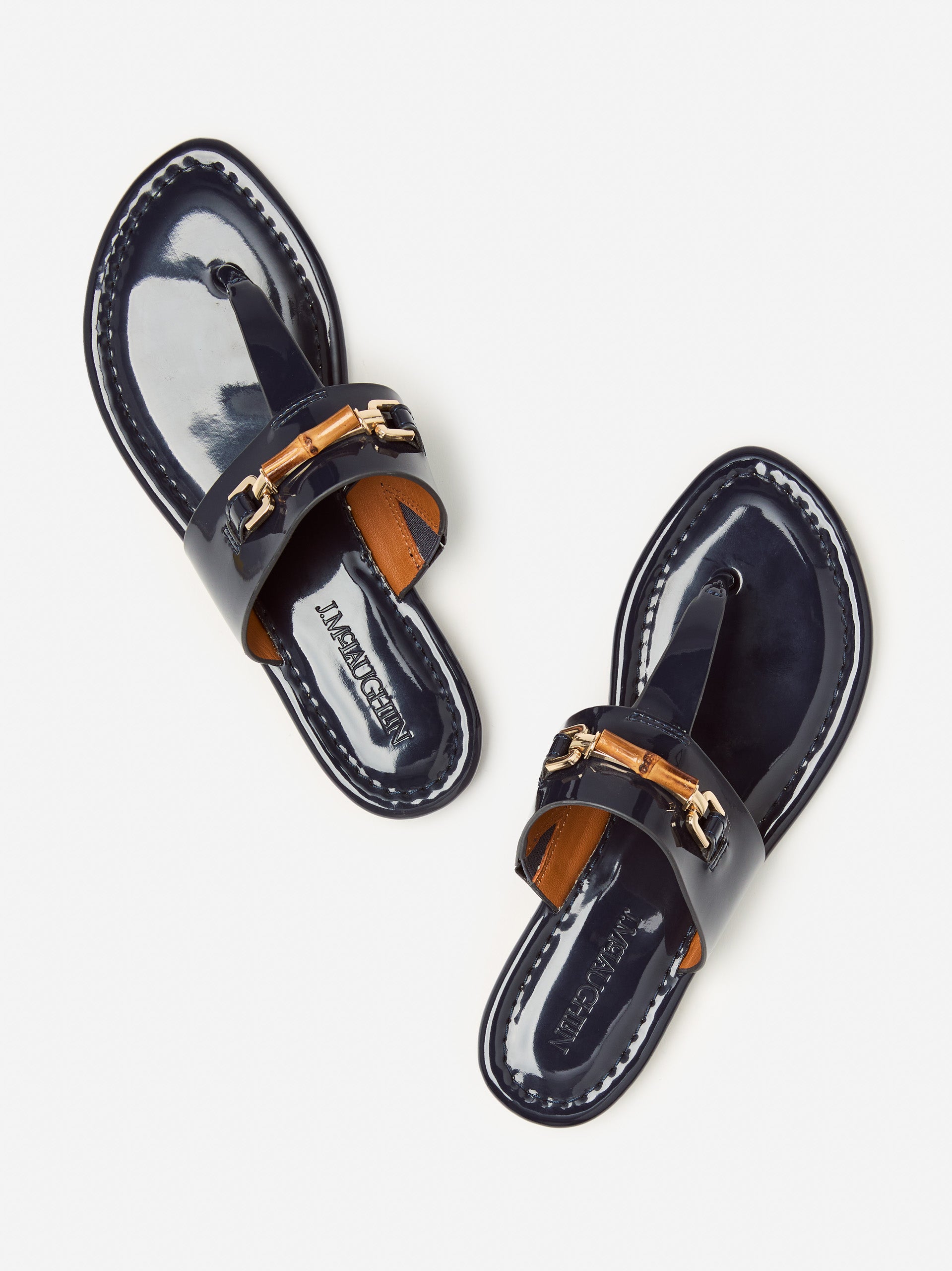 Nora Patent Leather Sandals-New Feature DemoNew Feature Demo