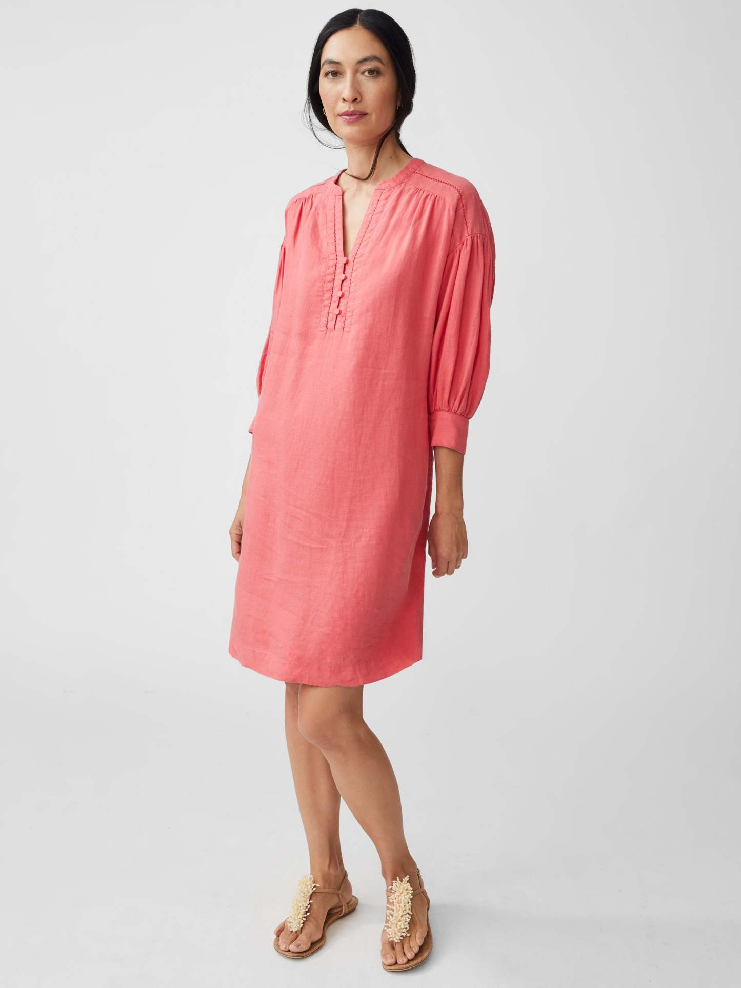 Nylee Linen Dress-New Feature DemoNew Feature Demo