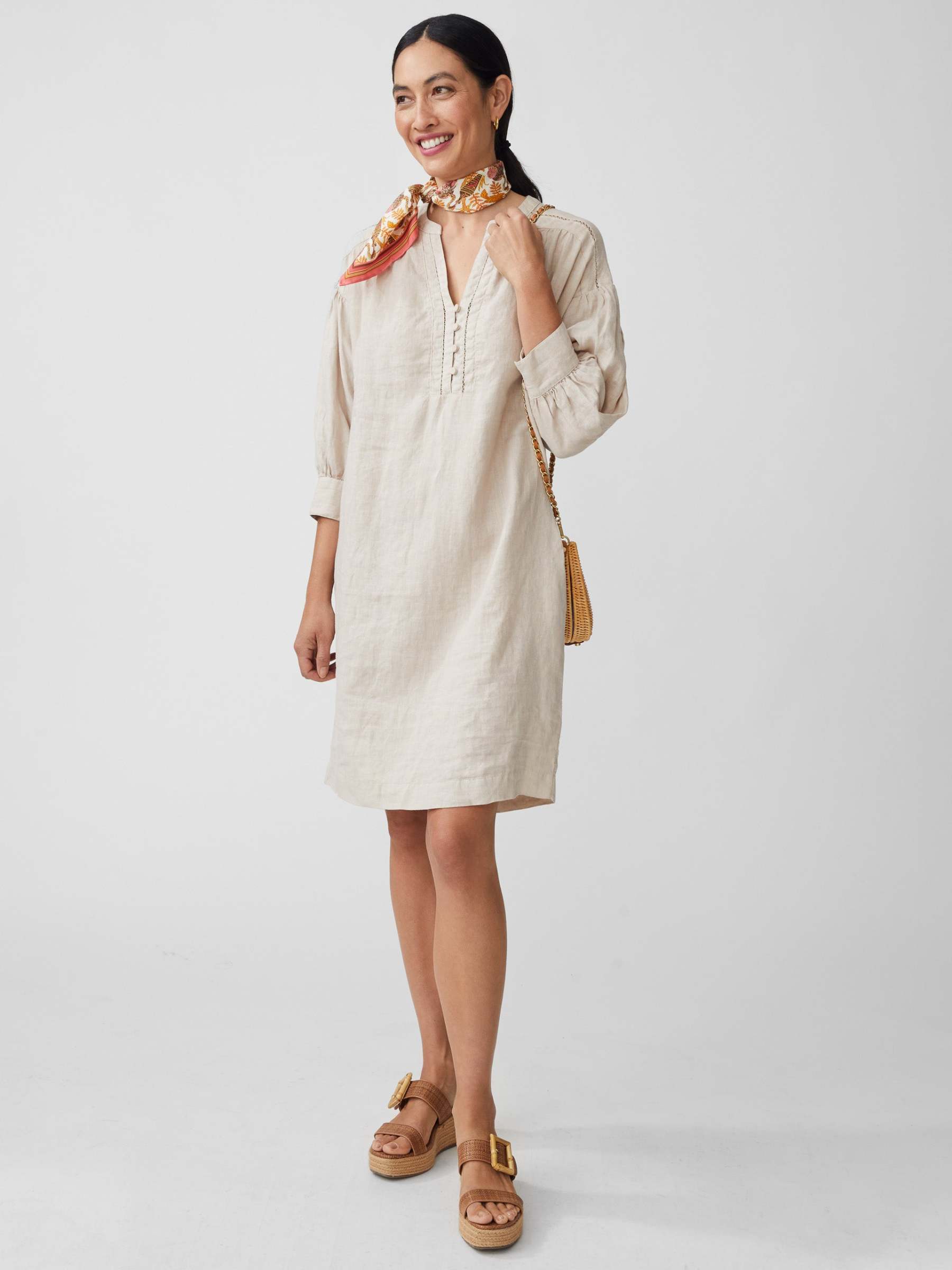 Nylee Linen Dress-New Feature DemoNew Feature Demo