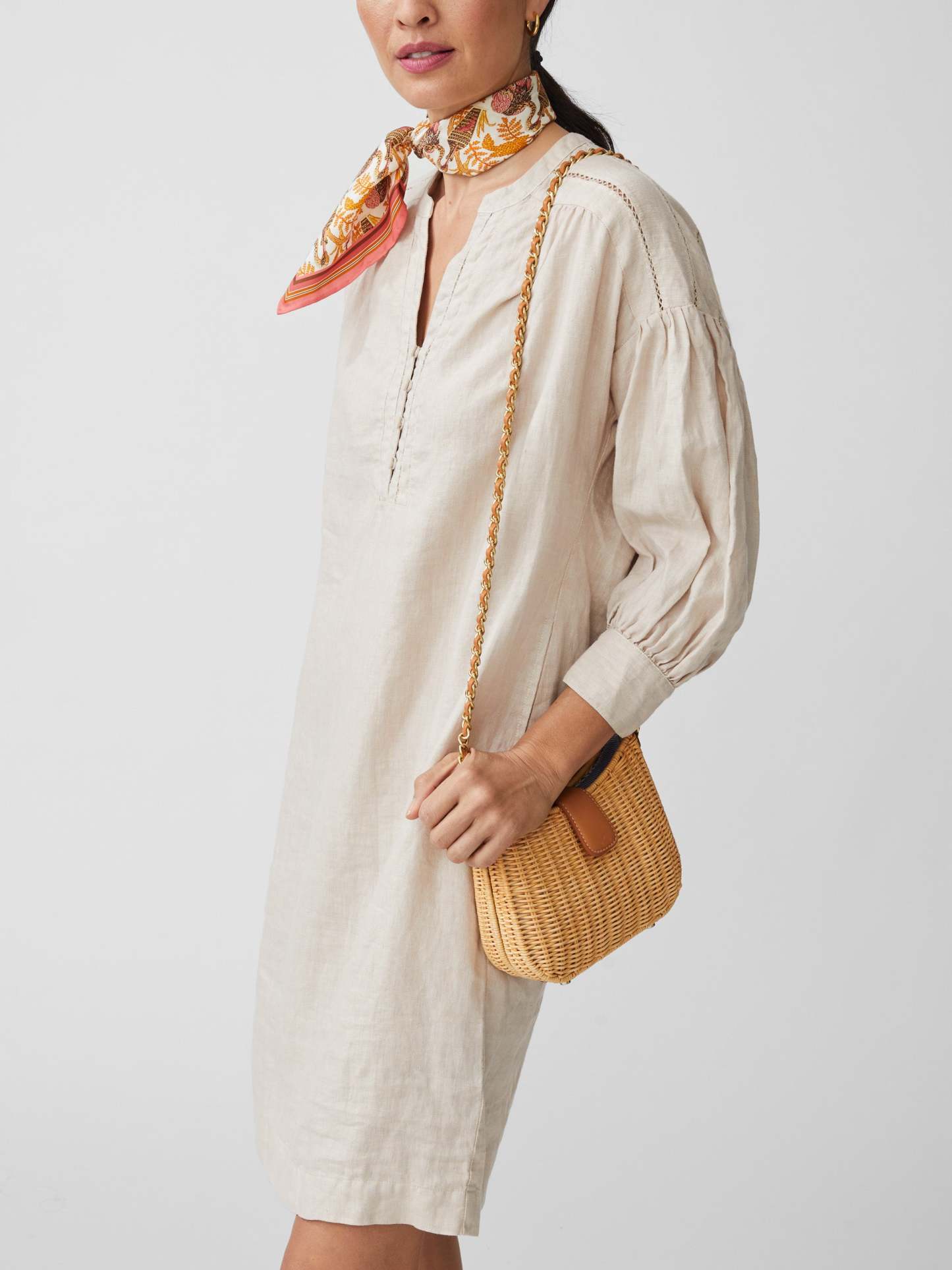 Nylee Linen Dress-New Feature DemoNew Feature Demo