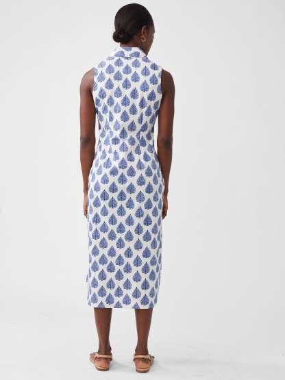 Orla Sleeveless Dress in Neo Botanical Beach-New Feature DemoNew Feature Demo