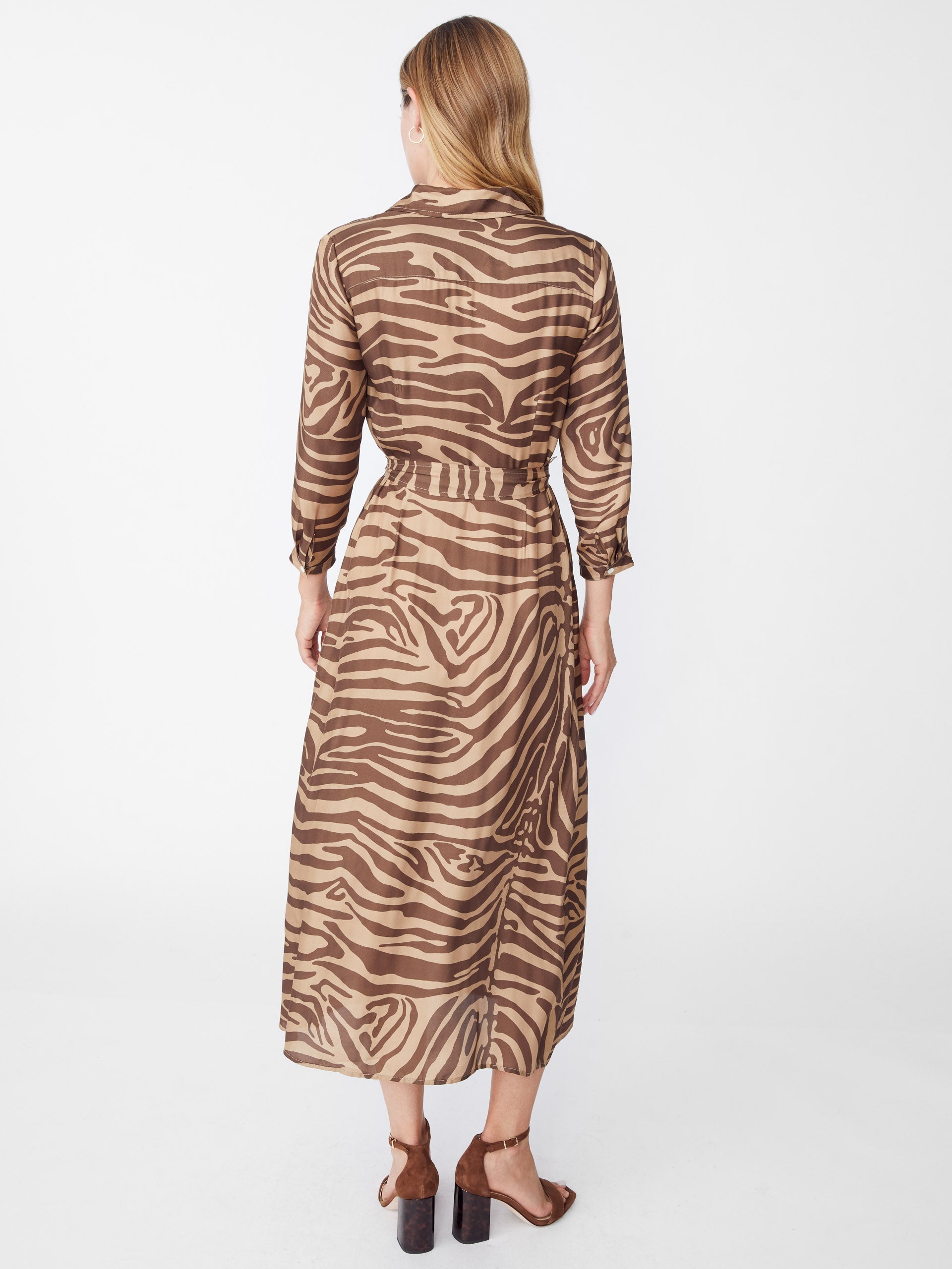 Paloma Silk Dress in Bengal Row-New Feature DemoNew Feature Demo