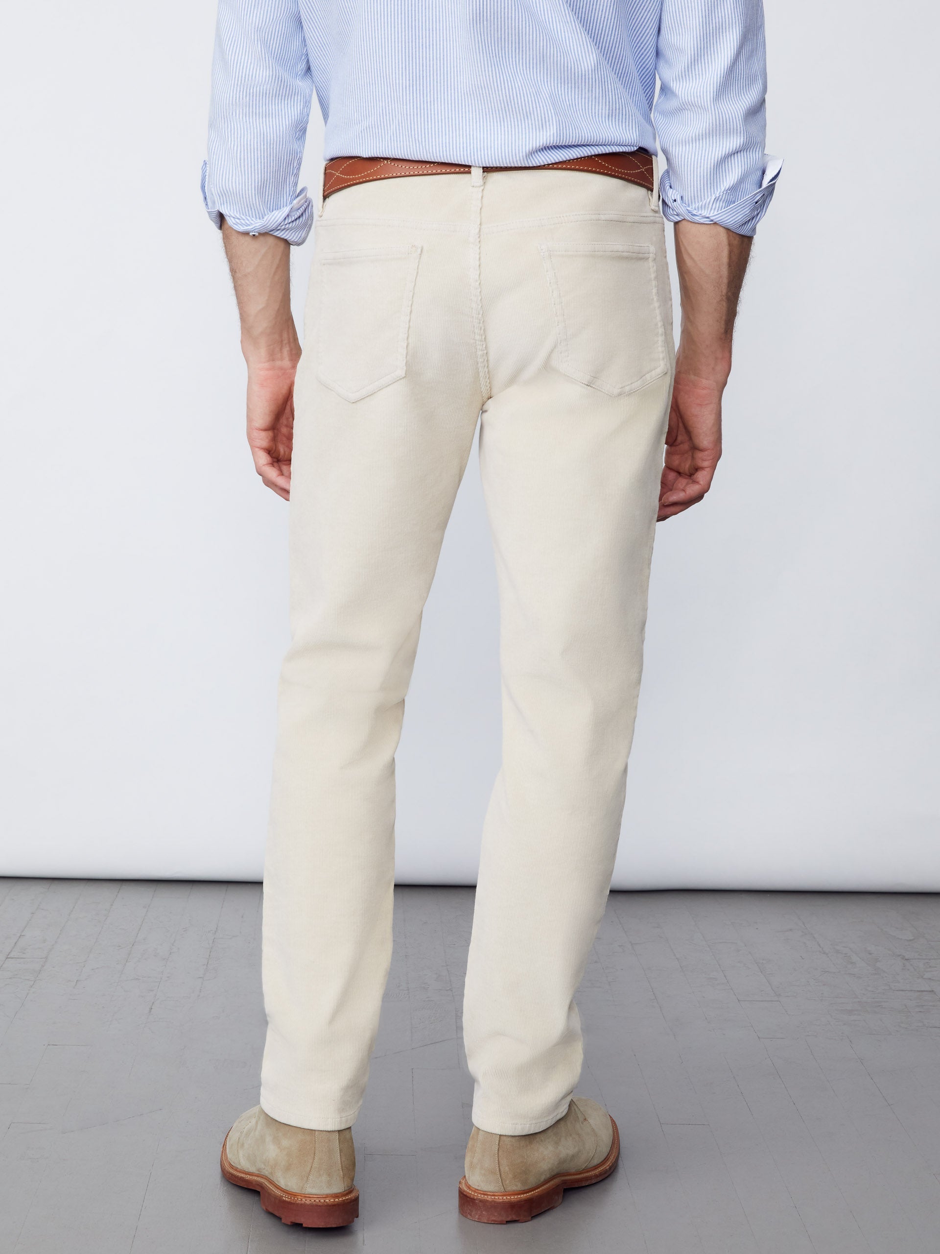 Parker 5-Pocket Straight Pants in Italian Stretch Cord-New Feature DemoNew Feature Demo