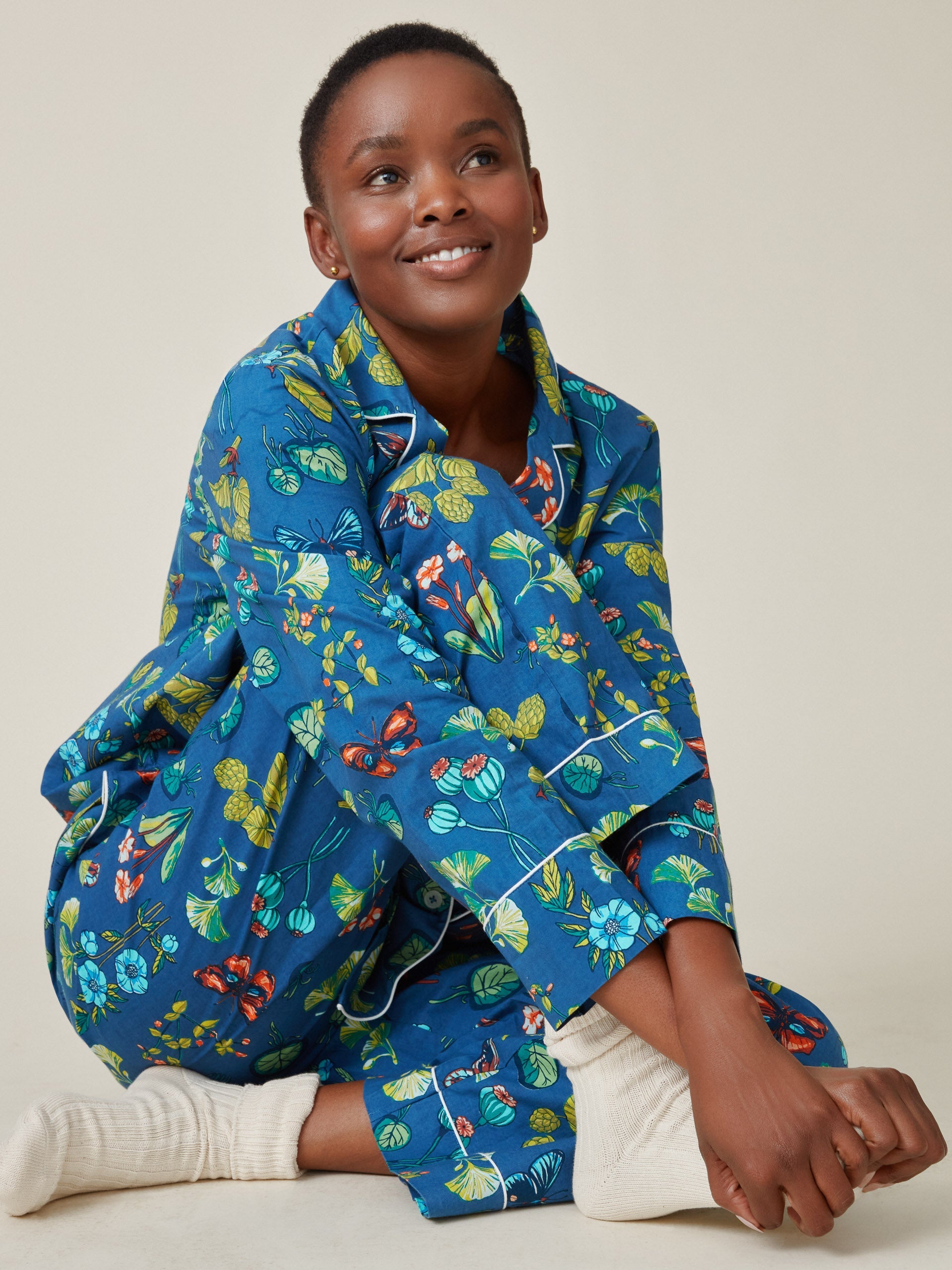 J.McL x Printfresh Long Sleep Set in Mini Greenhouse-New Feature DemoNew Feature Demo