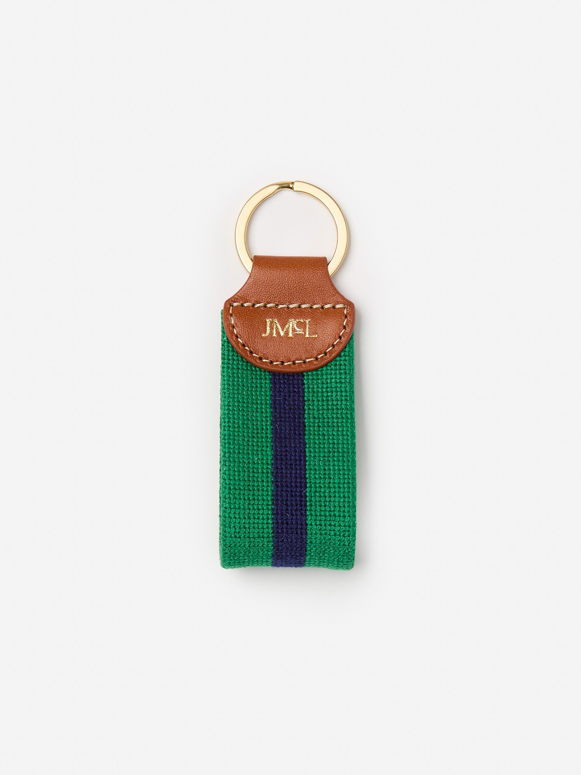 Needlepoint Keyfob in Stripe-New Feature DemoNew Feature Demo
