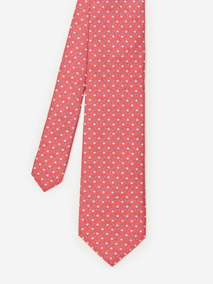 Italian Silk Tie in Golf-New Feature DemoNew Feature Demo
