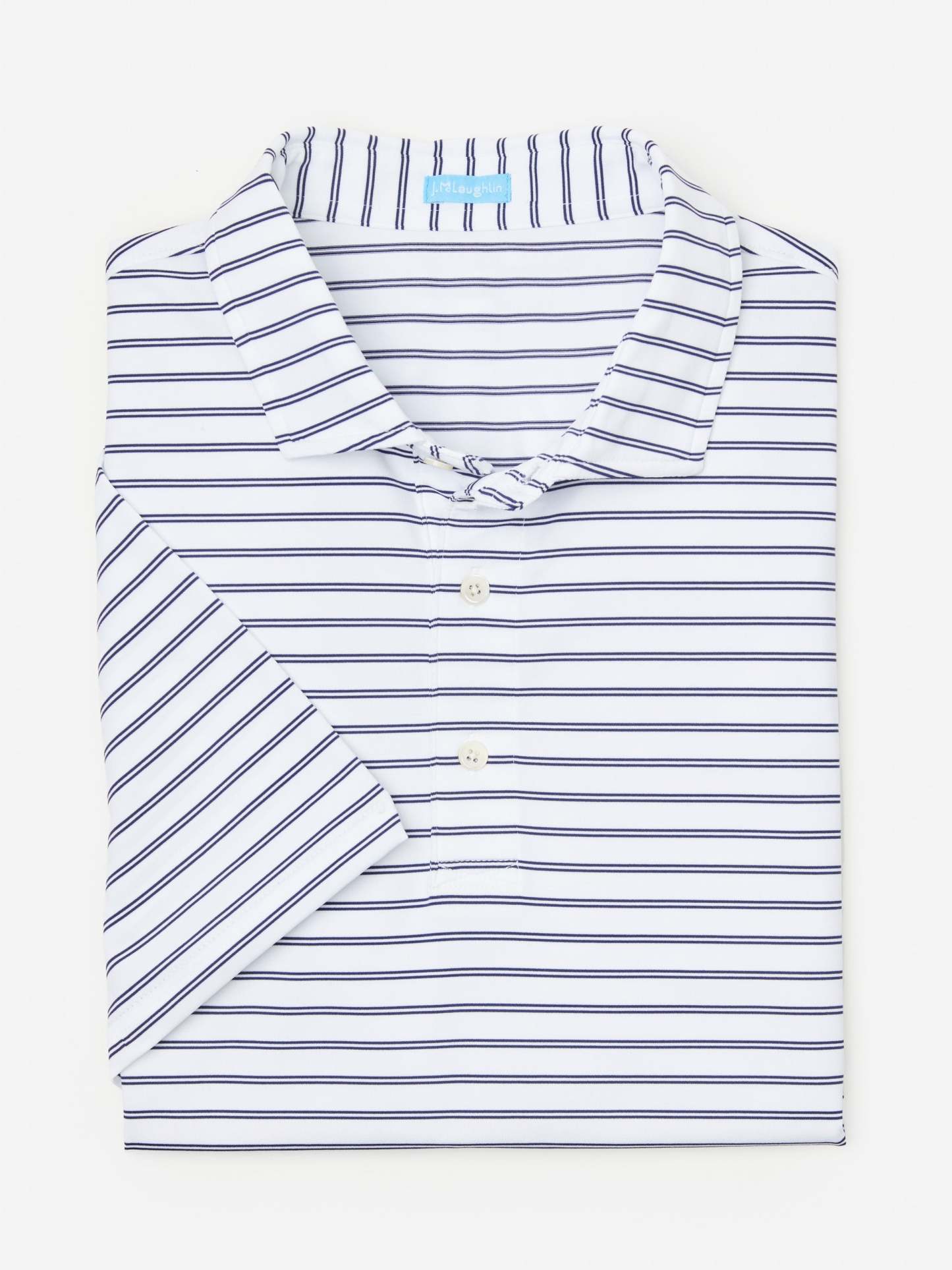 Springer Performance Polo in Harbor Stripe-New Feature DemoNew Feature Demo