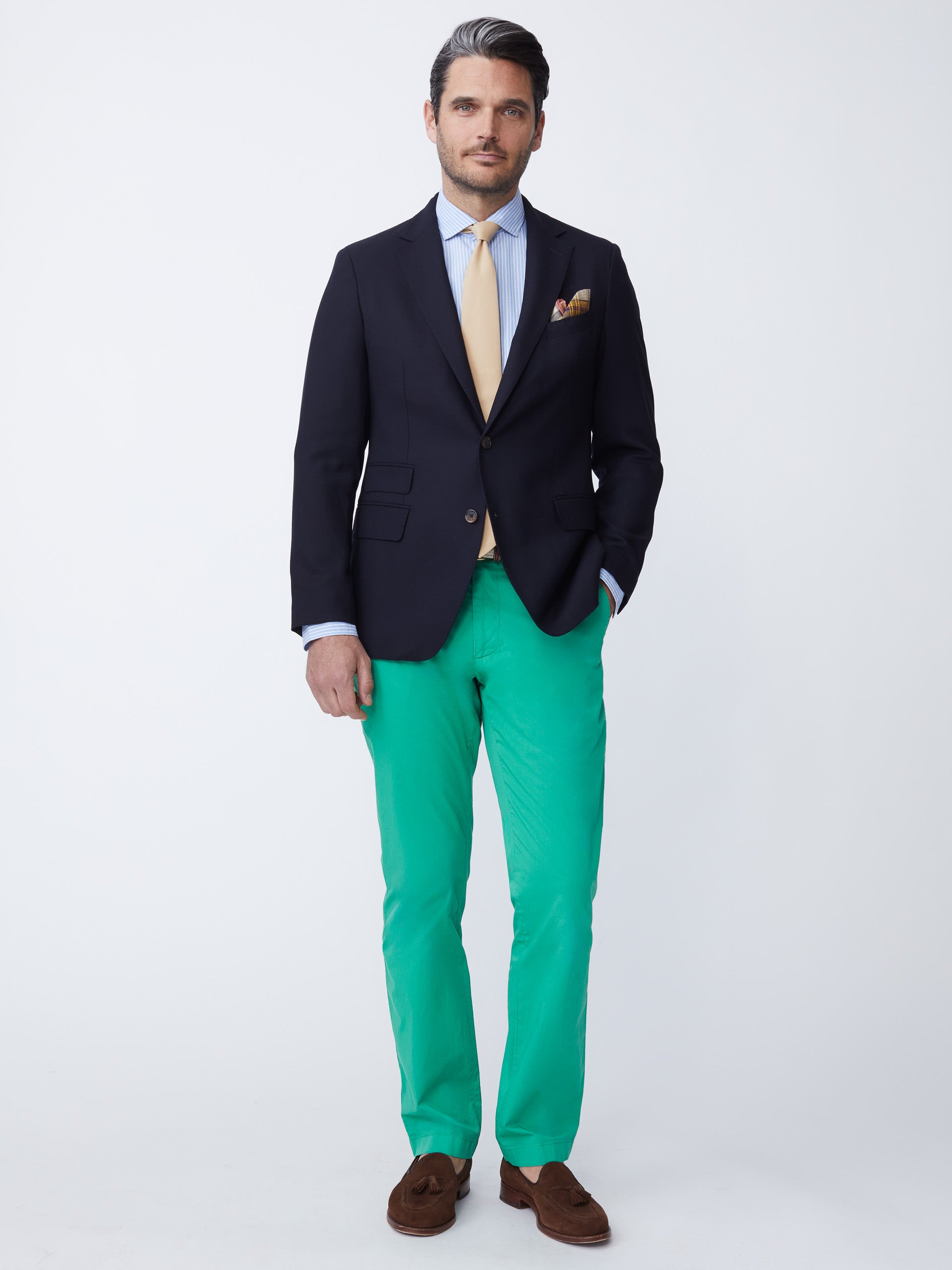 Taylor Straight-Fit Chino in Italian Twill-New Feature DemoNew Feature Demo