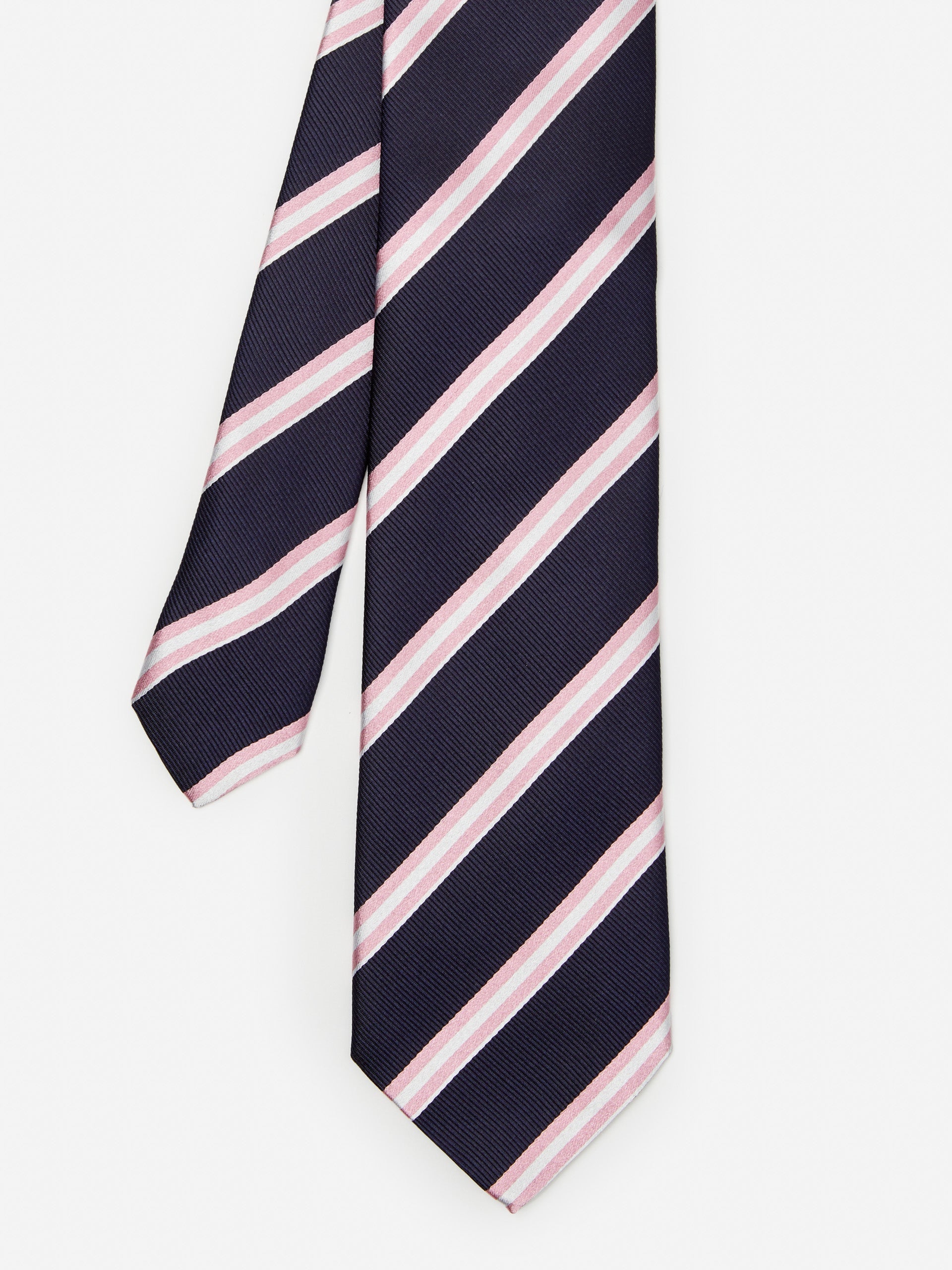 Silk Tie in Stripe-New Feature DemoNew Feature Demo