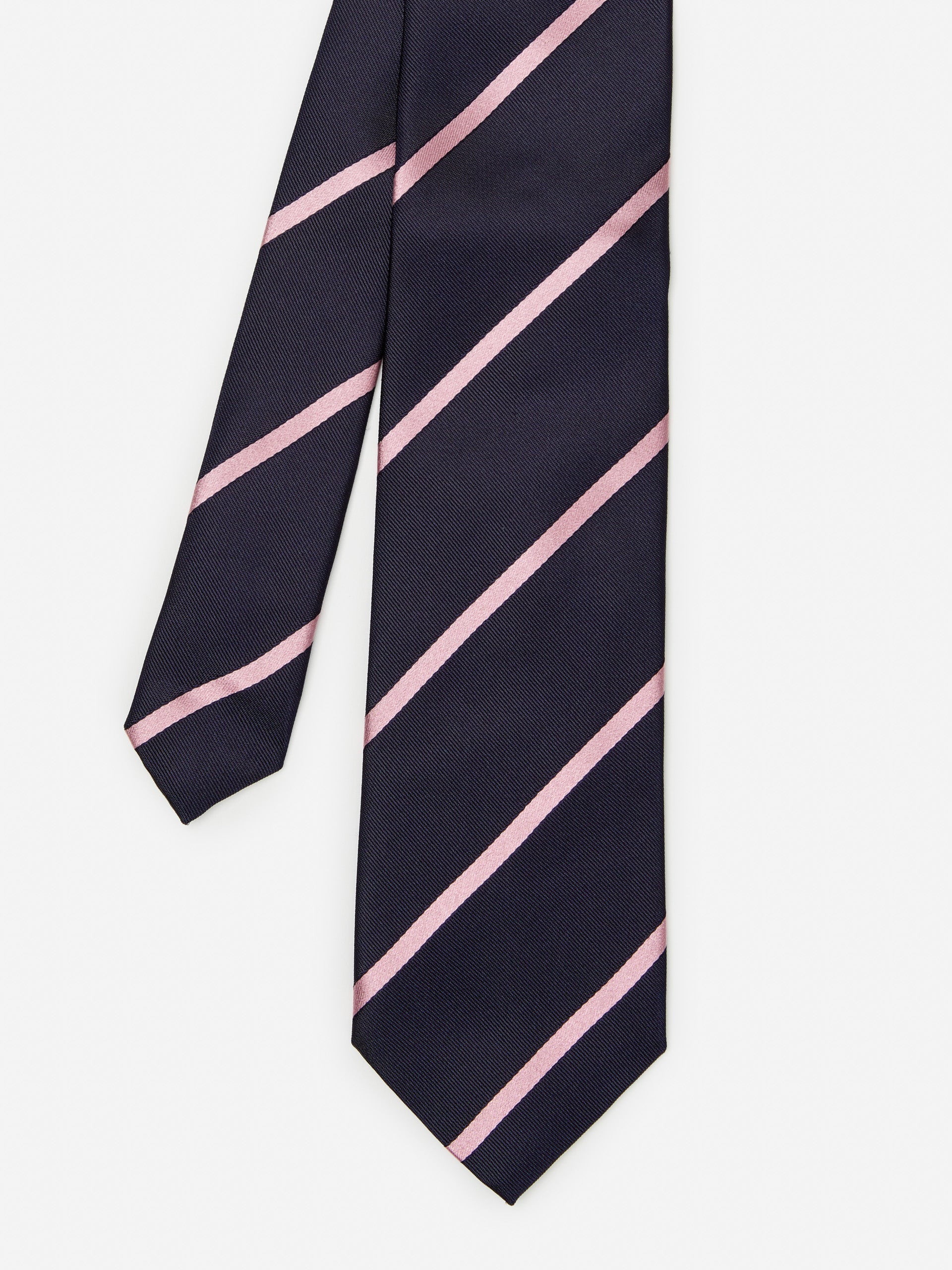 Silk Tie in Stripe-New Feature DemoNew Feature Demo