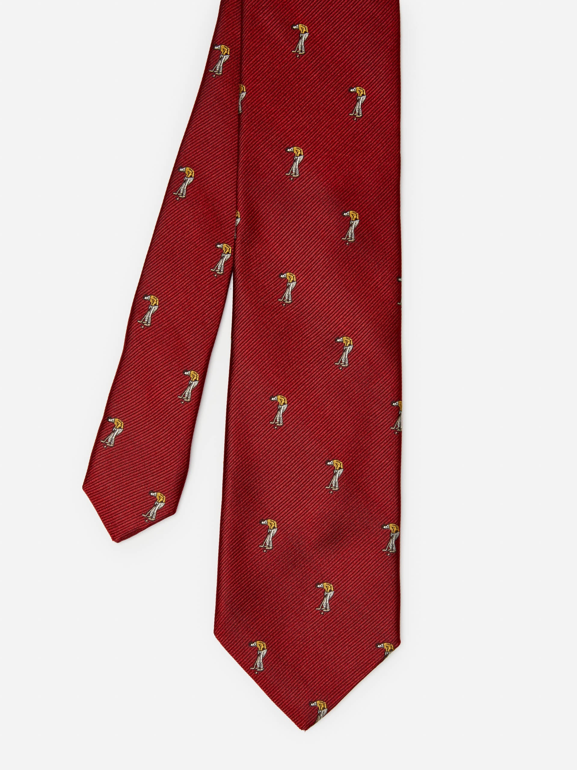 Italian Silk Tie in Golfer-New Feature DemoNew Feature Demo